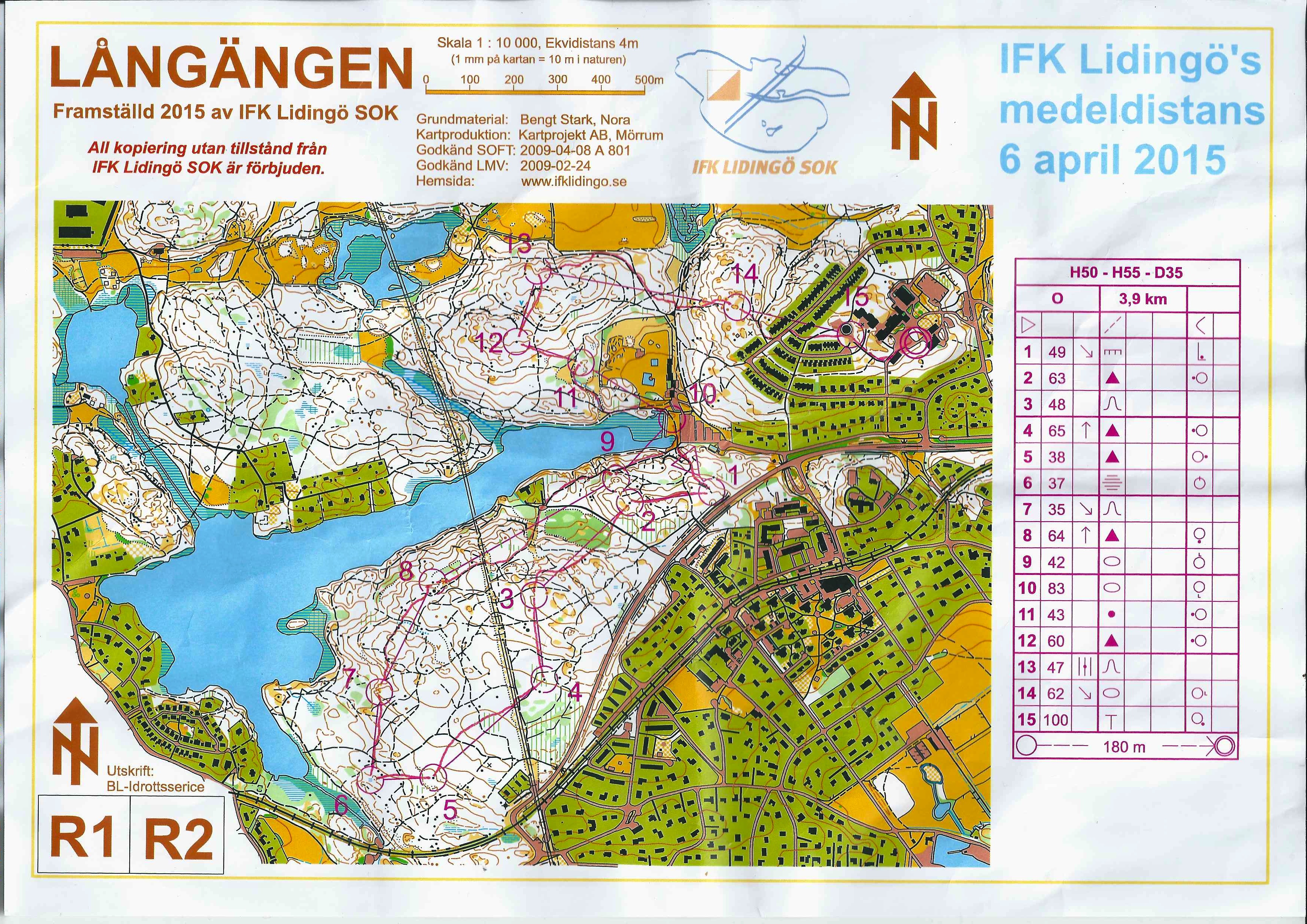 IFK Lidingö, medeldistans (2015-04-06)