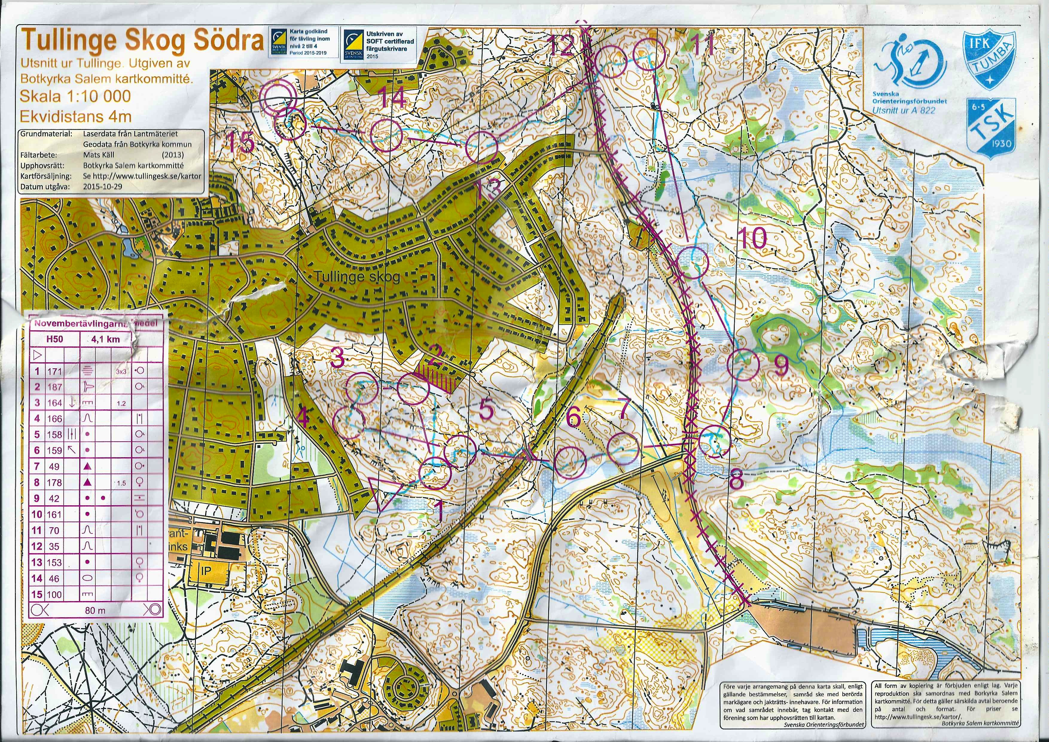 Novembertävlingarna Medel (2015-11-07)