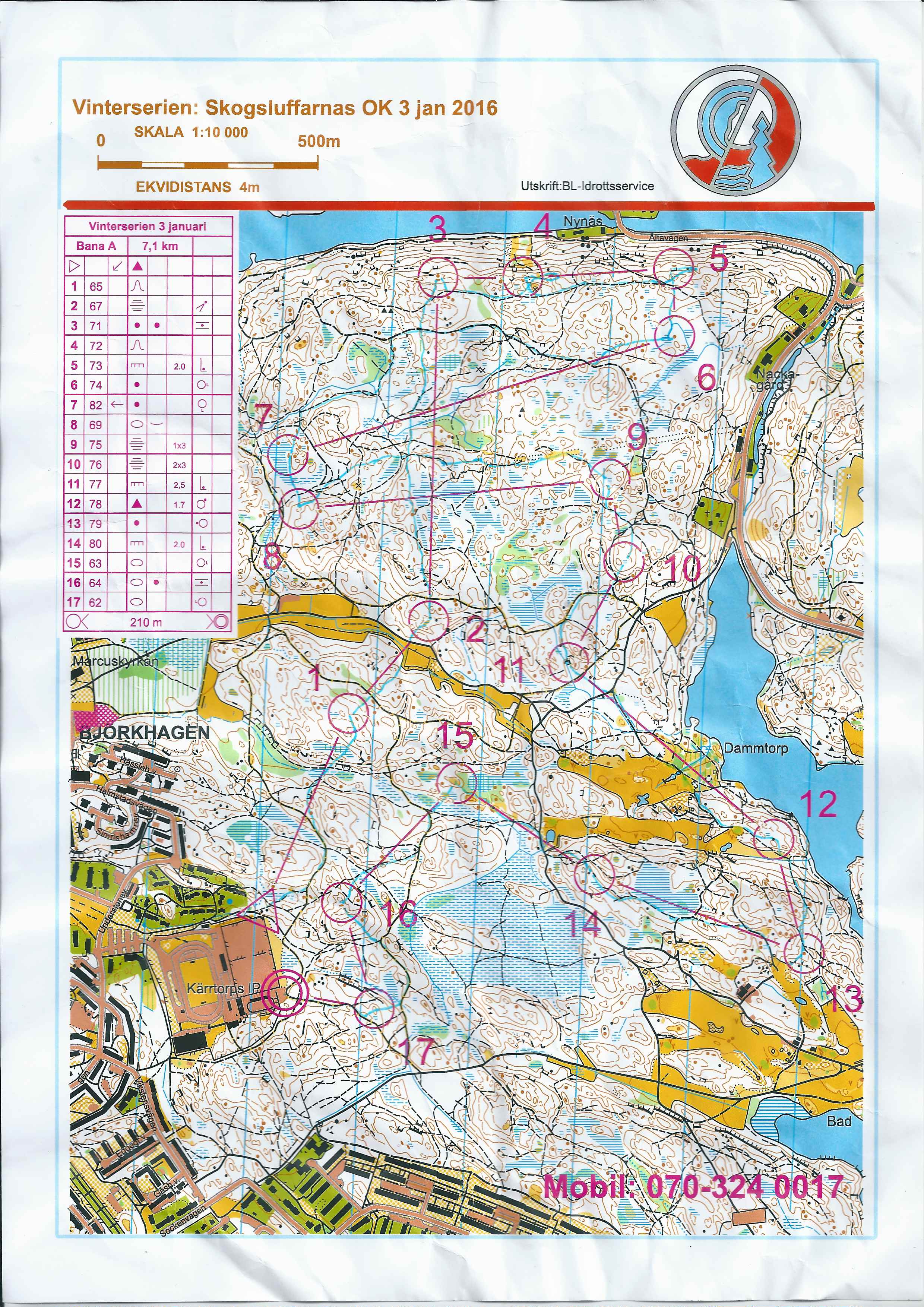 Vinterserien Kärrtorps IP (2016-01-03)