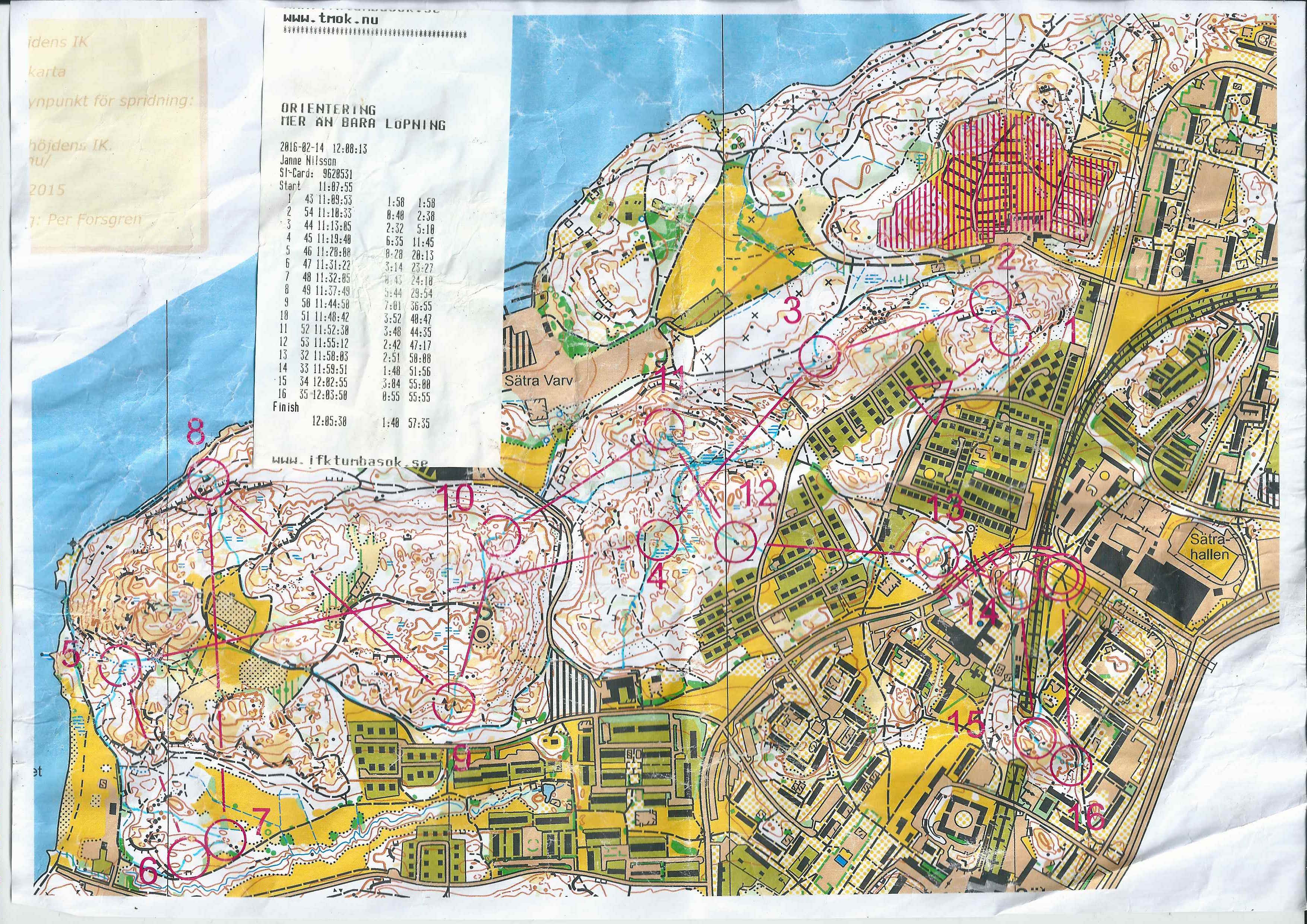 Vinterserien Sätra IP (2016-02-14)