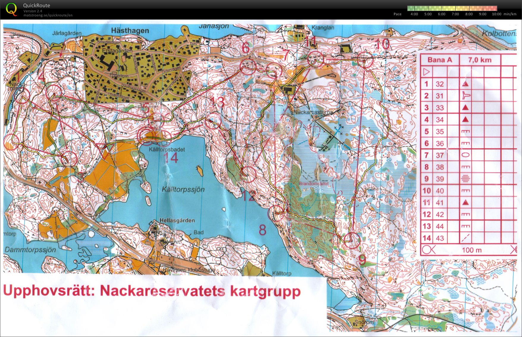 Motionsorientering Nacka (22.05.2012)