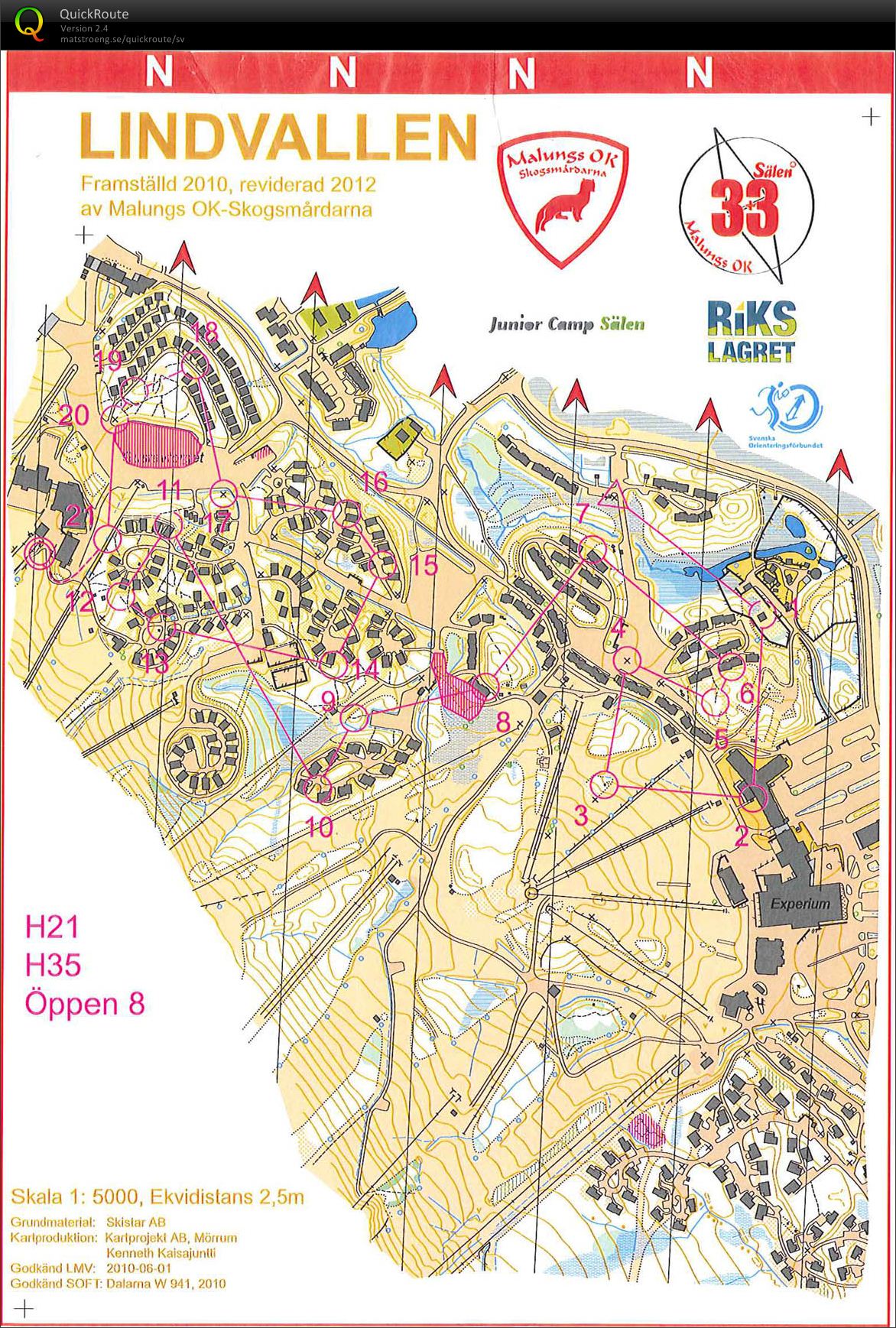 3+3 i Sälen – sprint (2012-06-29)