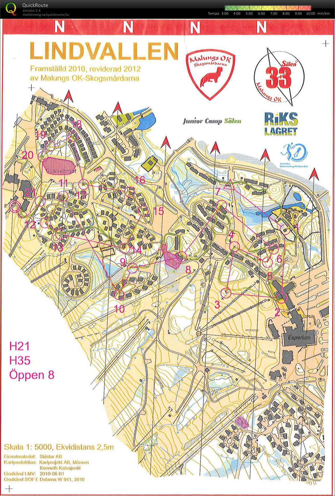 3+3 i Sälen – sprint (2012-06-29)