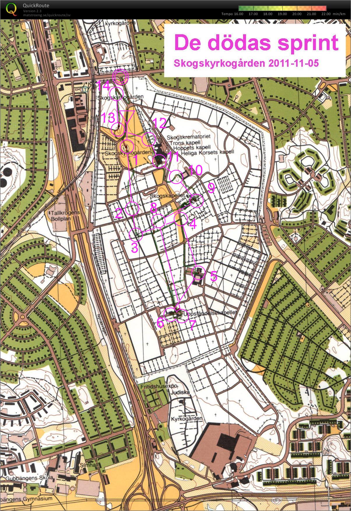 De dödas sprint (2011-11-05)