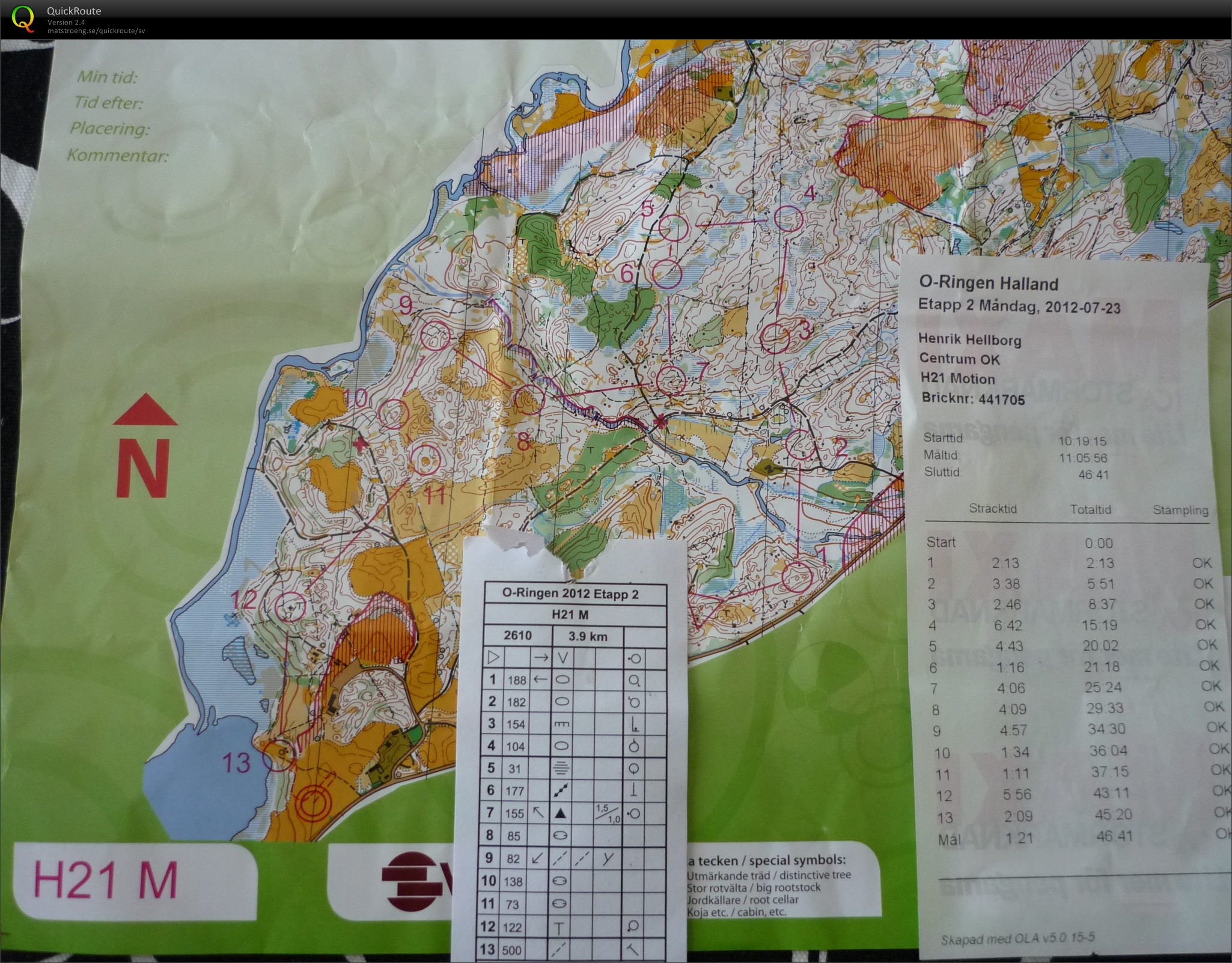 O-ringen etapp 2 (2012-07-23)
