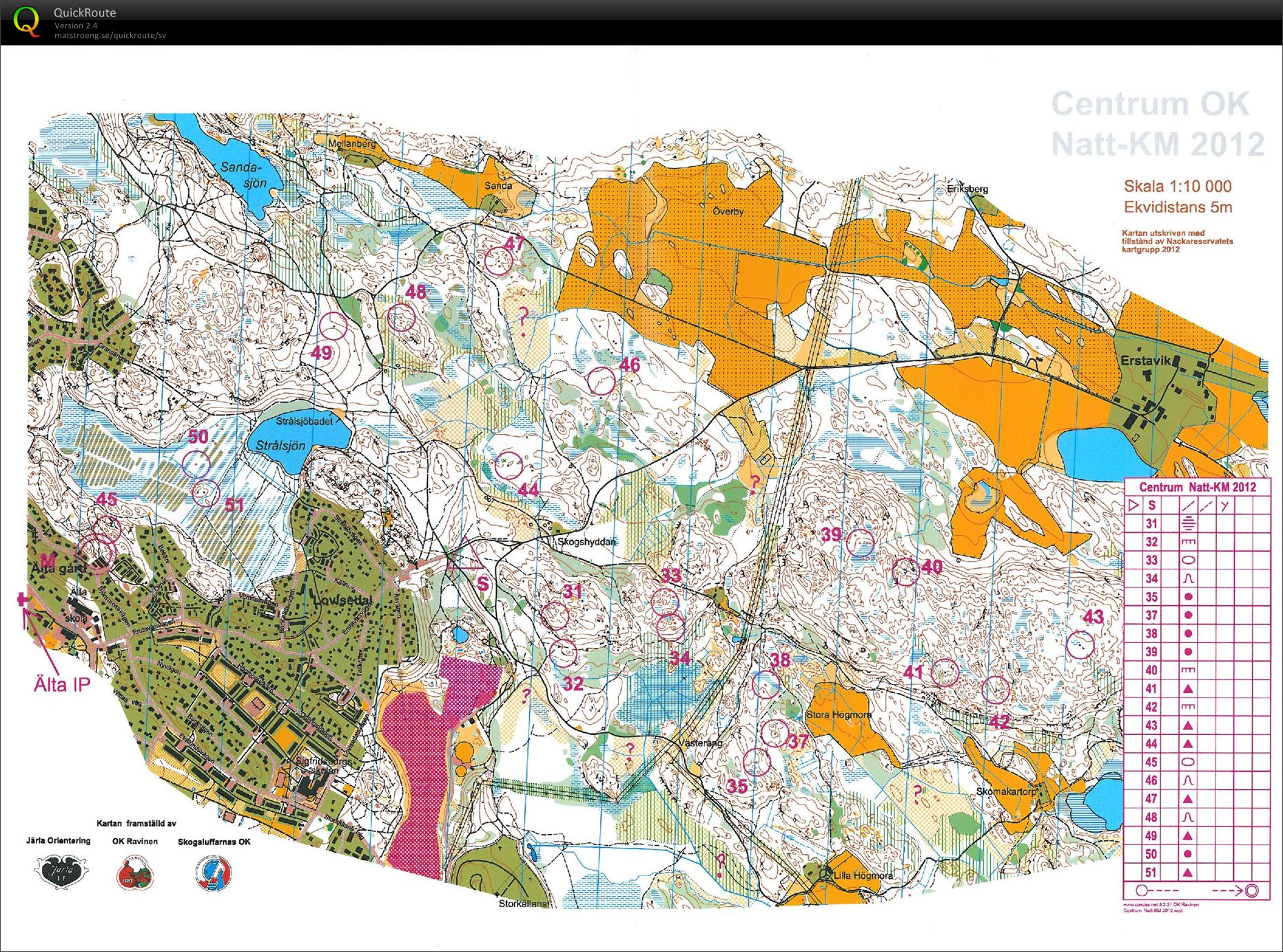 Kontrollinplockning efter natt-KM (2012-10-27)