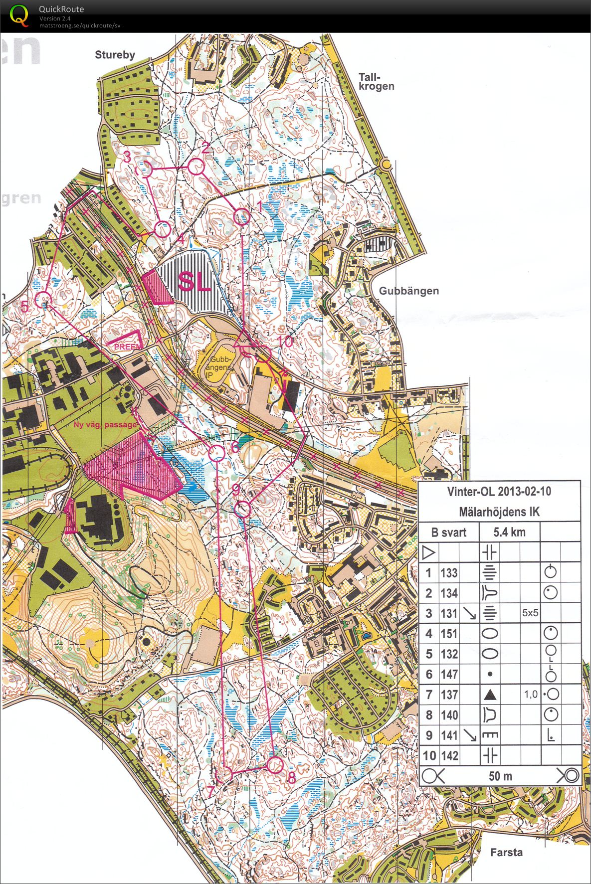 Vinterserien Gubbängen (bana B) (2013-02-10)