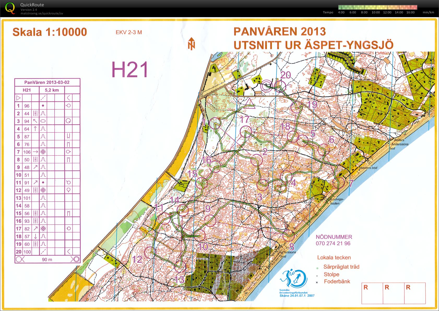 Pan-Våren 2013 E2/medel (H21) (2013-03-02)