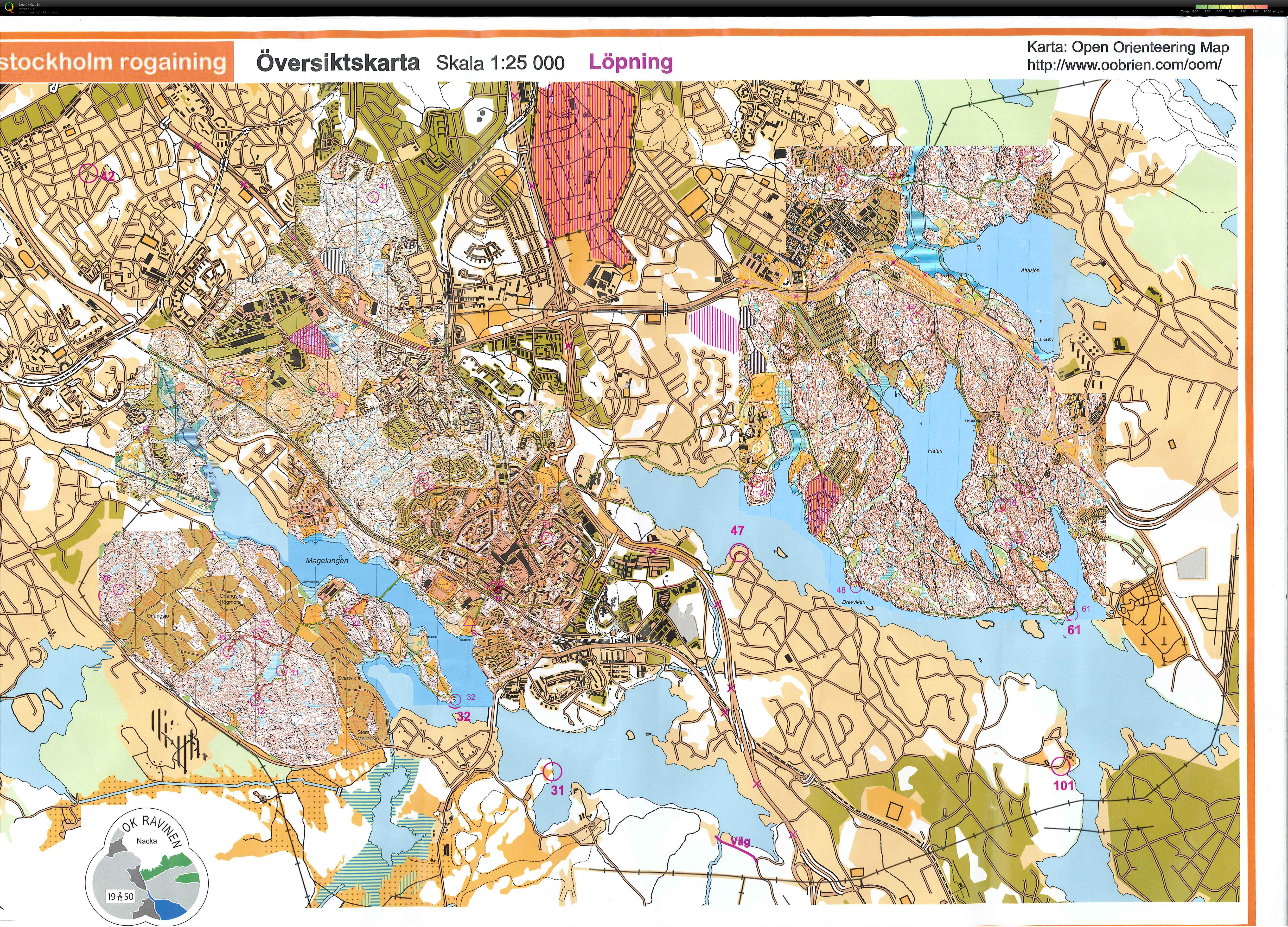 Stockholm rogaining (2011-11-12)