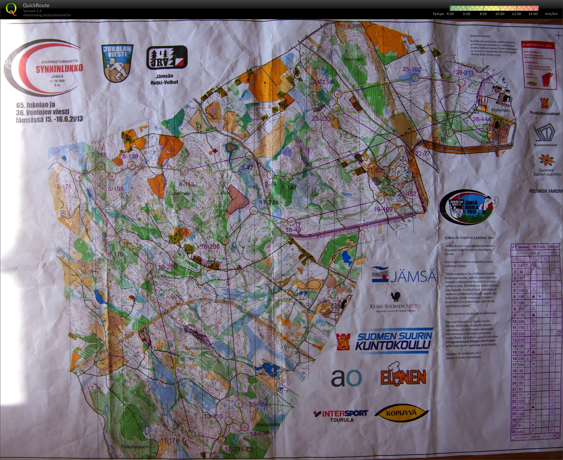 Jukolan viesti 2013 (2013-06-16)