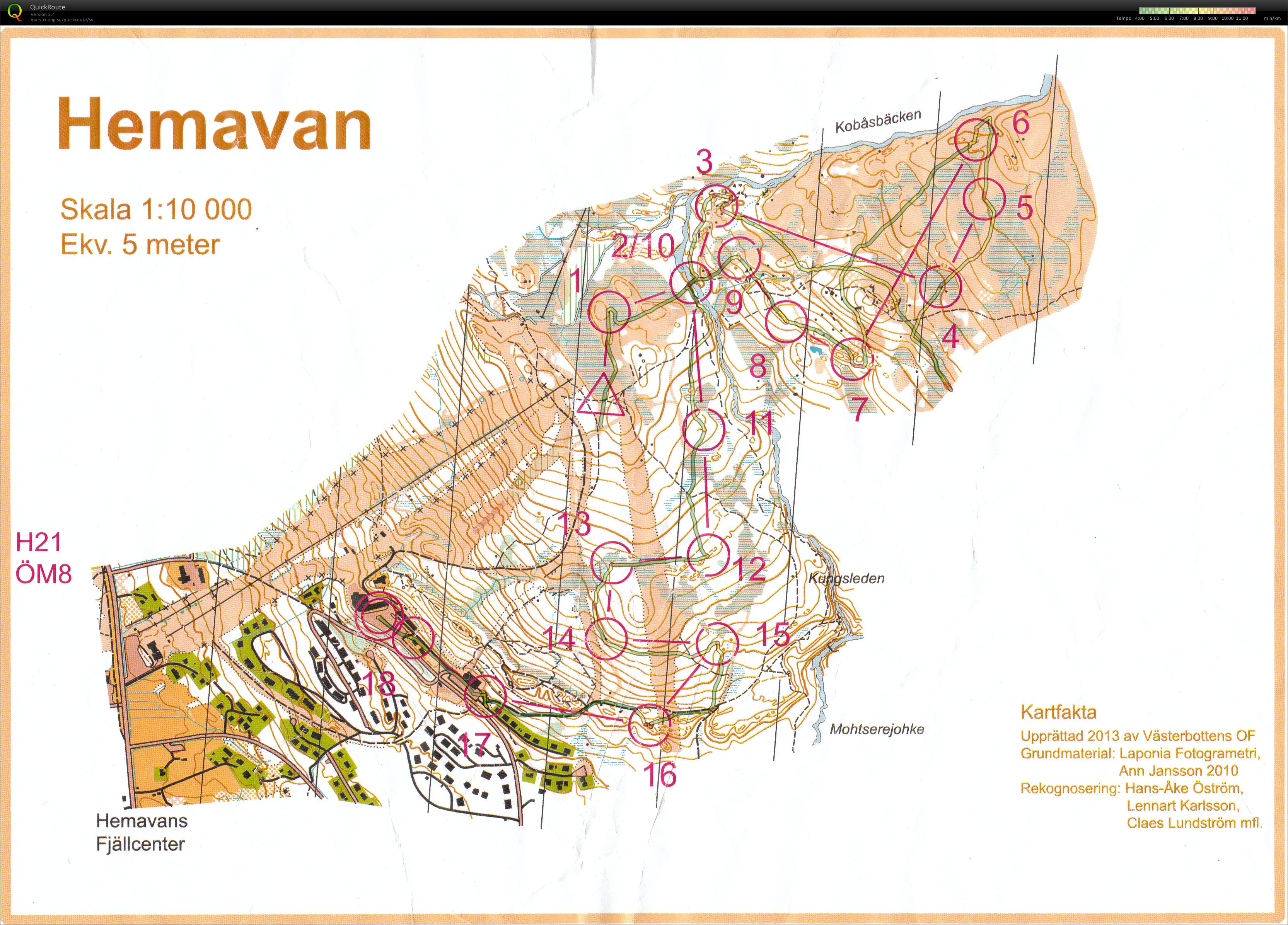 Hemavans tredagars E2/medel (H21) (2013-07-30)