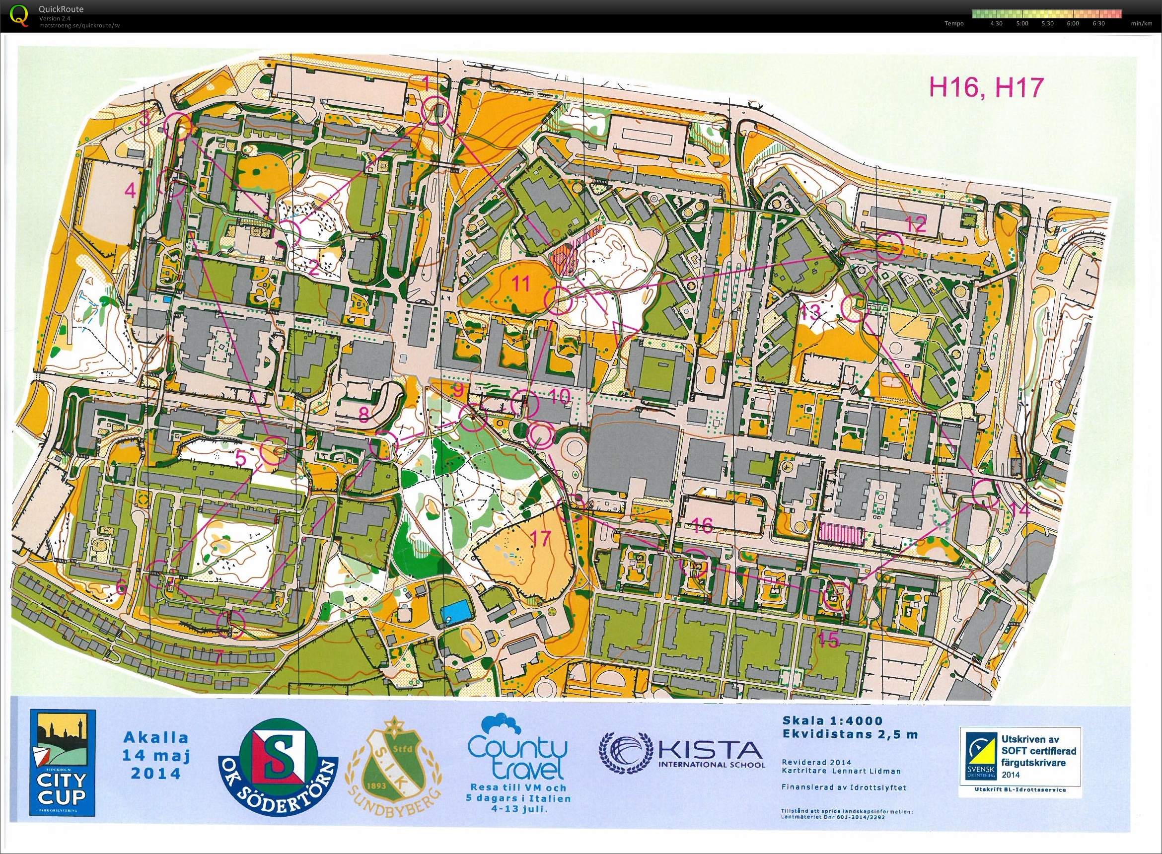 Stockholm City Cup 1 - 2014 (2014-05-14)