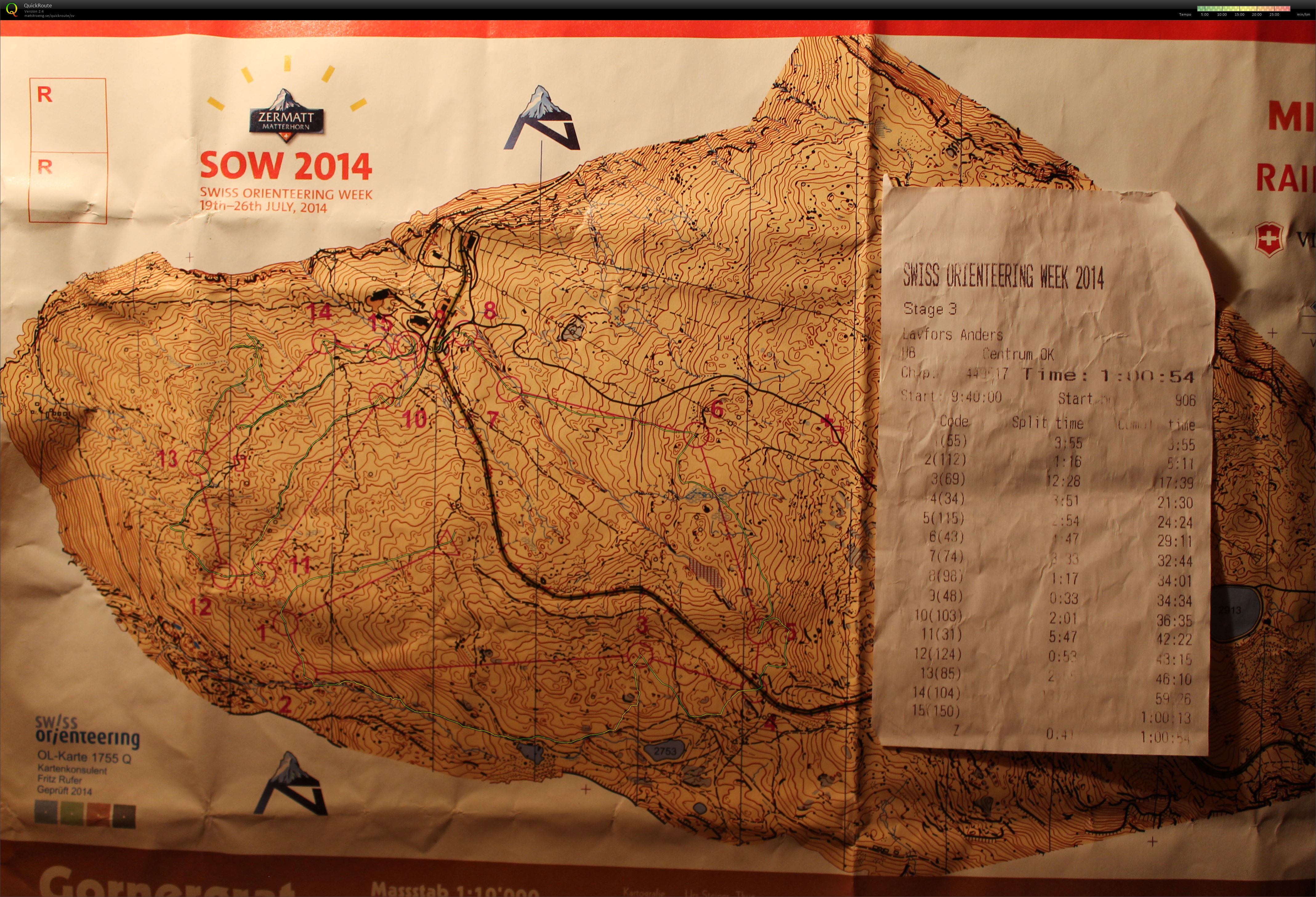 Swiss-O-week E3 (2014-07-22)