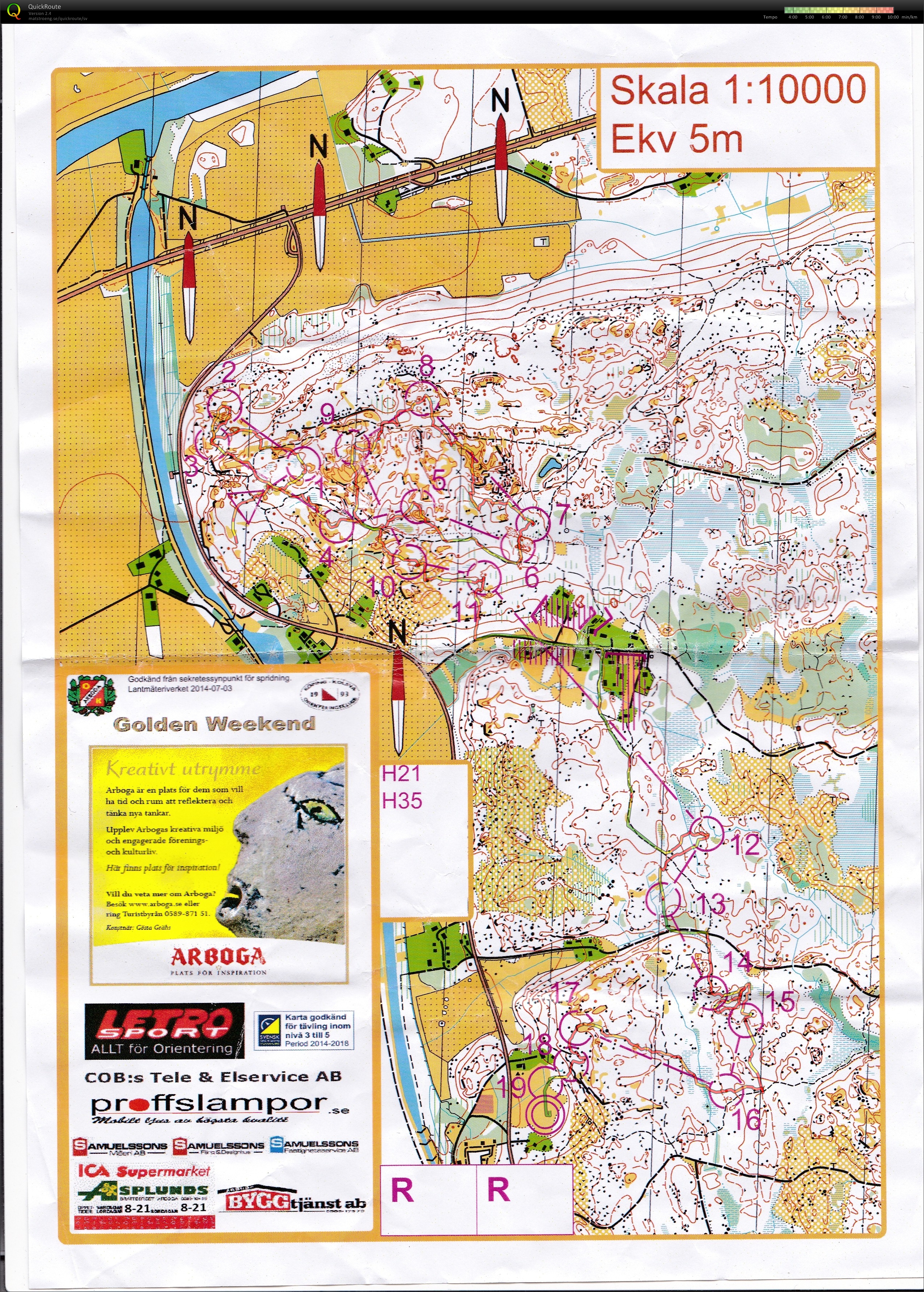Golden Weekend medel (23.08.2014)