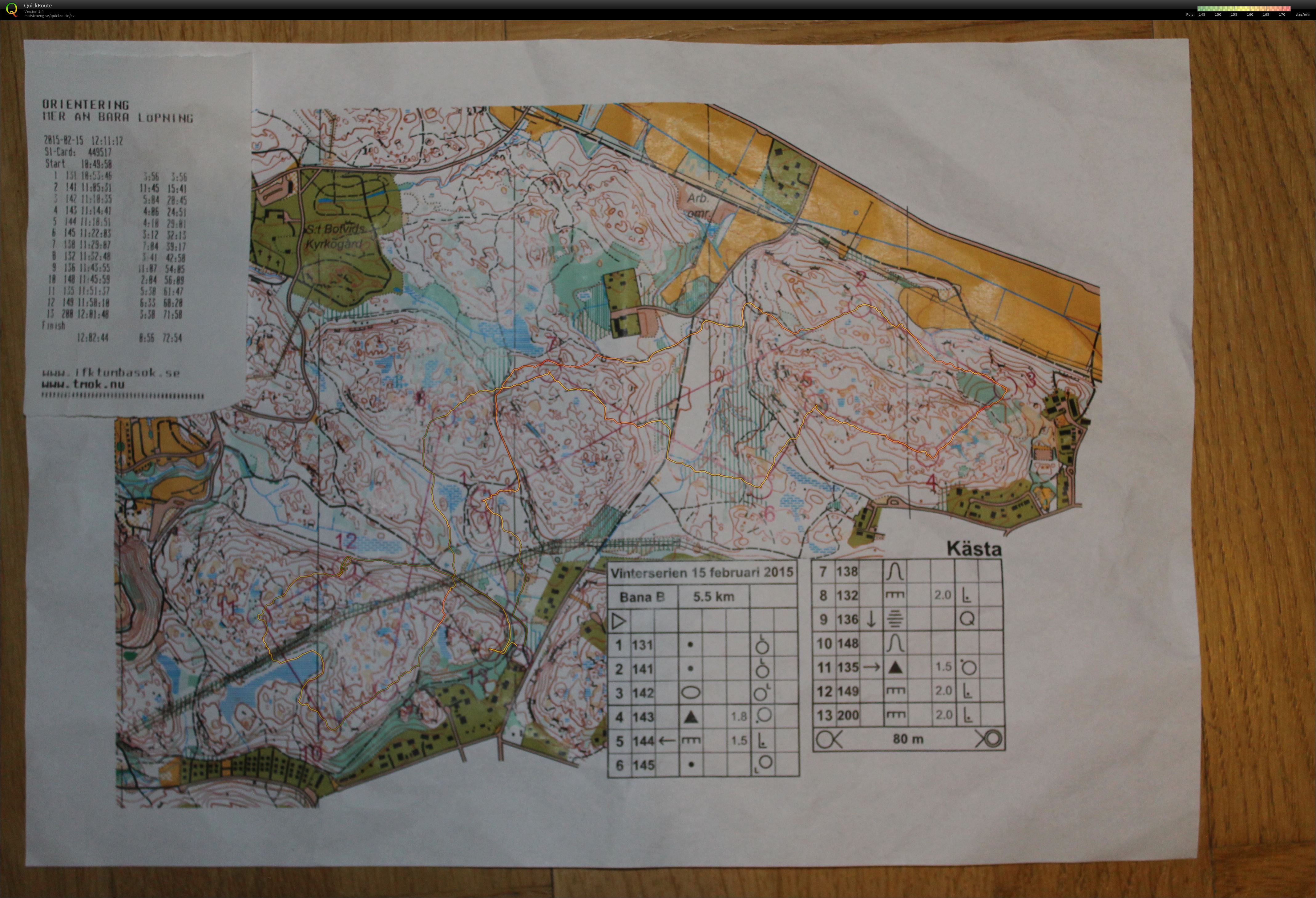 Vinterserien Tullinge trädgårdsstad (15.02.2015)