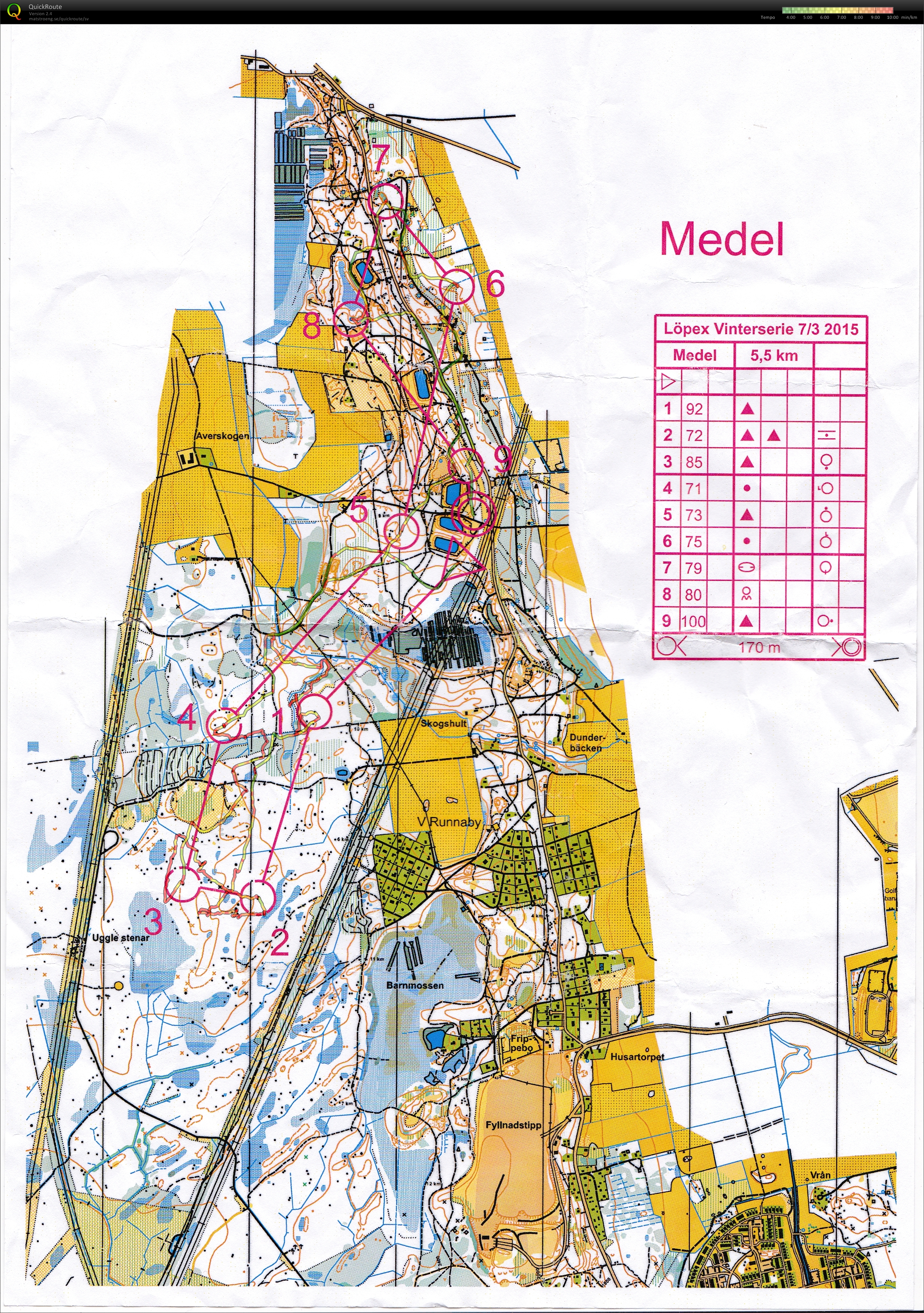Löpex Vinterserie 8 (2015-03-07)