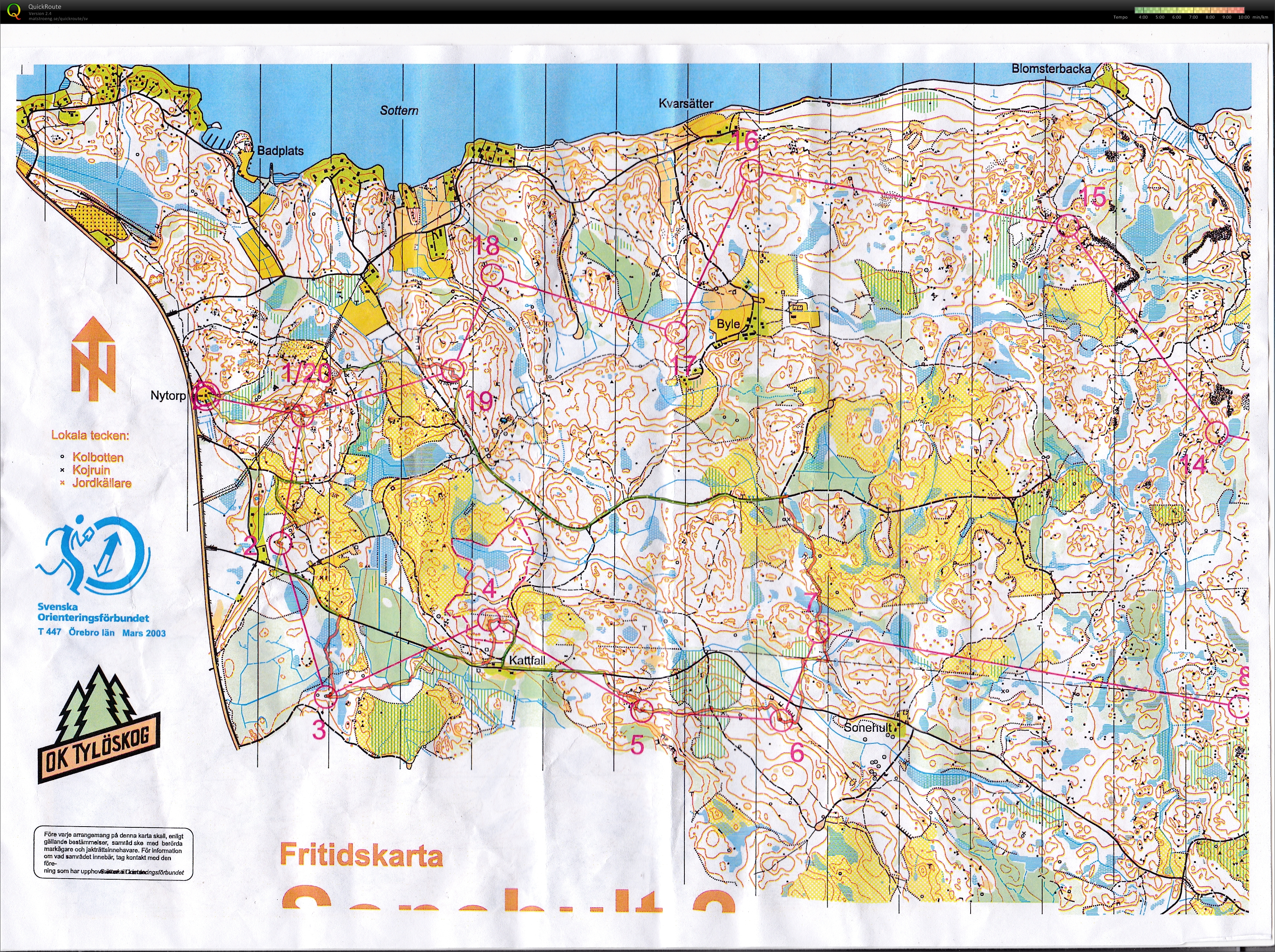 Elitmiljö Örebro långdistansträning (2015-03-08)