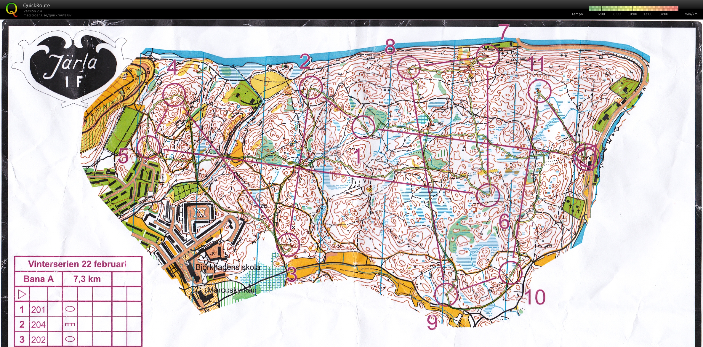 Vinterserien Järlagården (bana A) (2015-02-22)