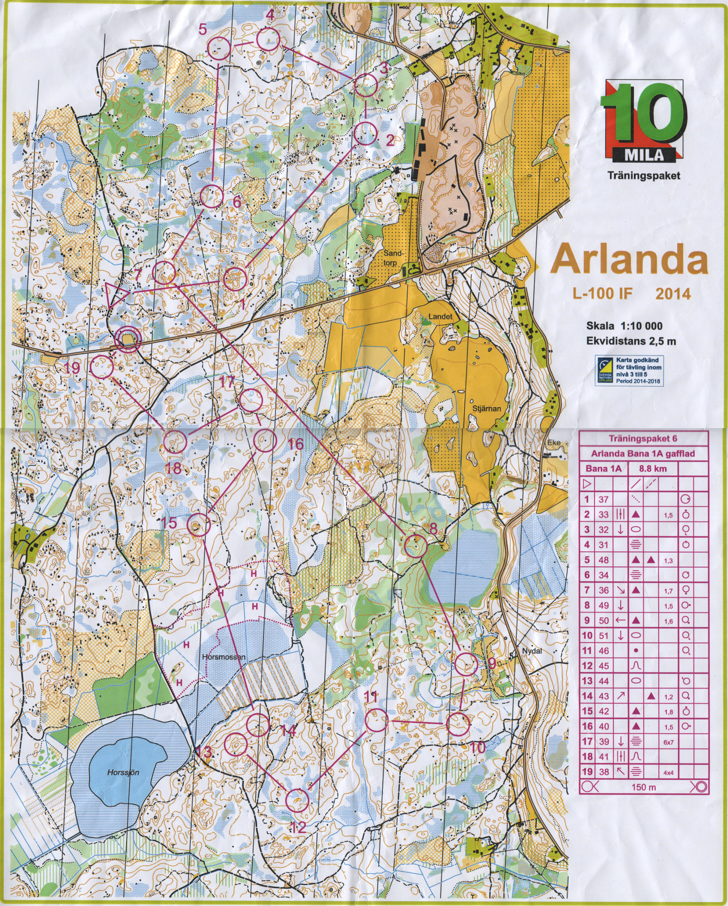 10mila-träning Arlanda (2015-03-21)