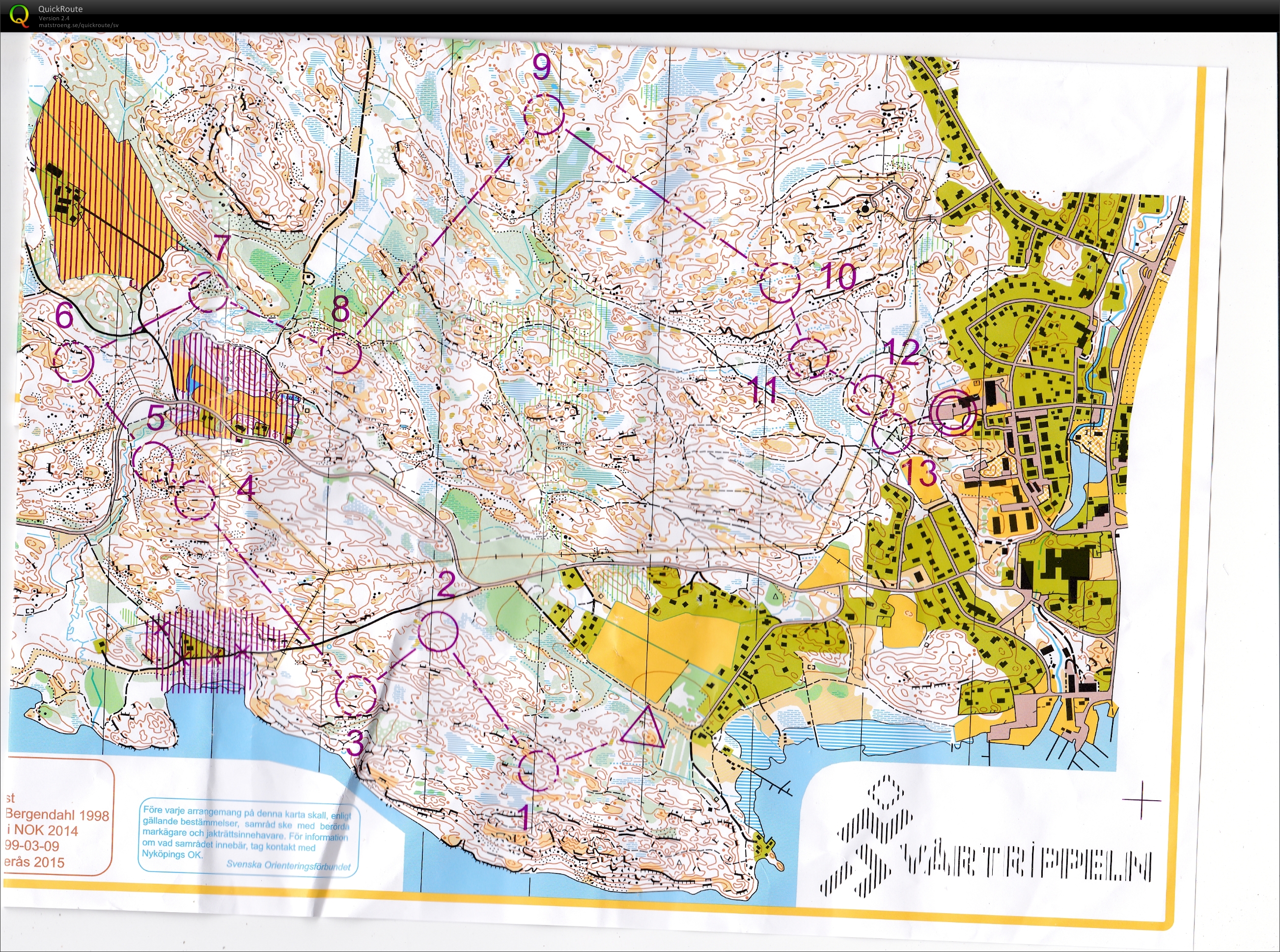 Nyköpingsorienteringen (ÖM8) (2015-03-28)