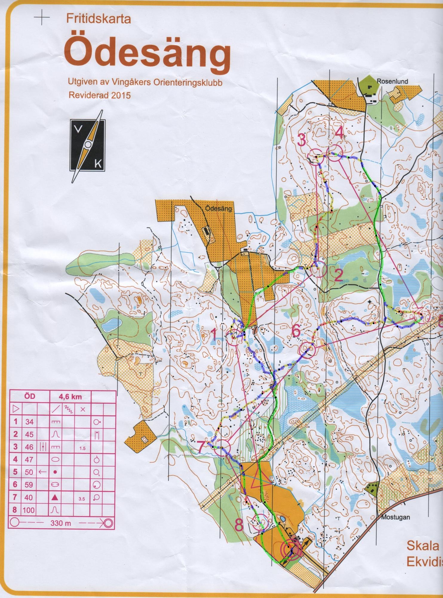 Svartnatta öppen stafett (2015-04-02)