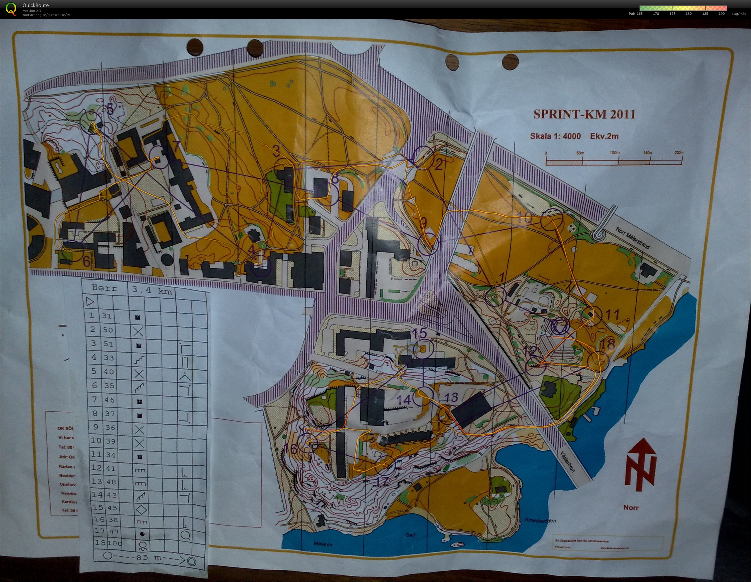 Sprint-KM H nybörjare (2011-09-13)
