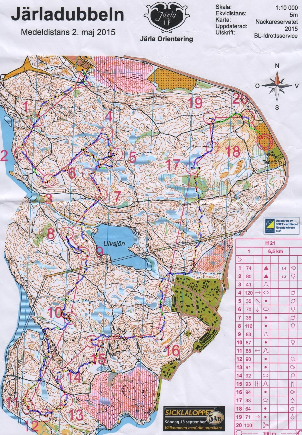 Järladubbeln Medeldistans (2015-05-02)