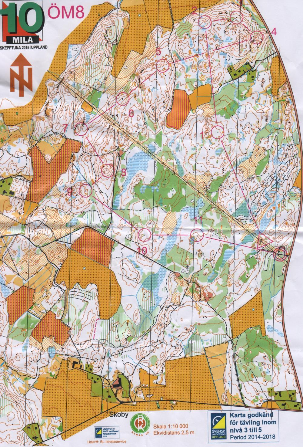 Tiomila ÖM8 (2015-05-09)