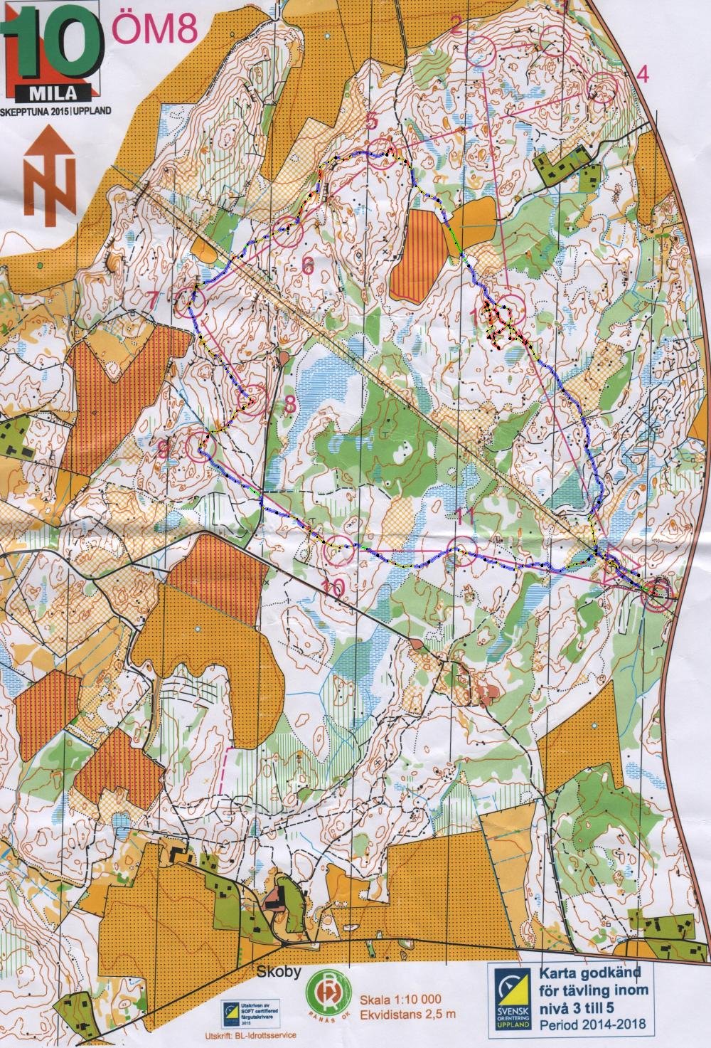 Tiomila ÖM8 (2015-05-09)