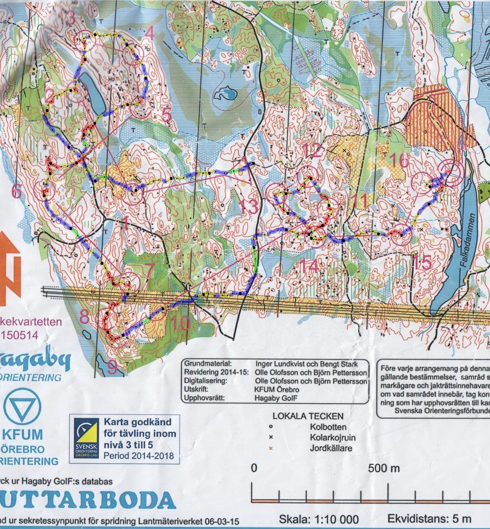 Närkekvartetten Dag 1 Medel (2015-05-14)