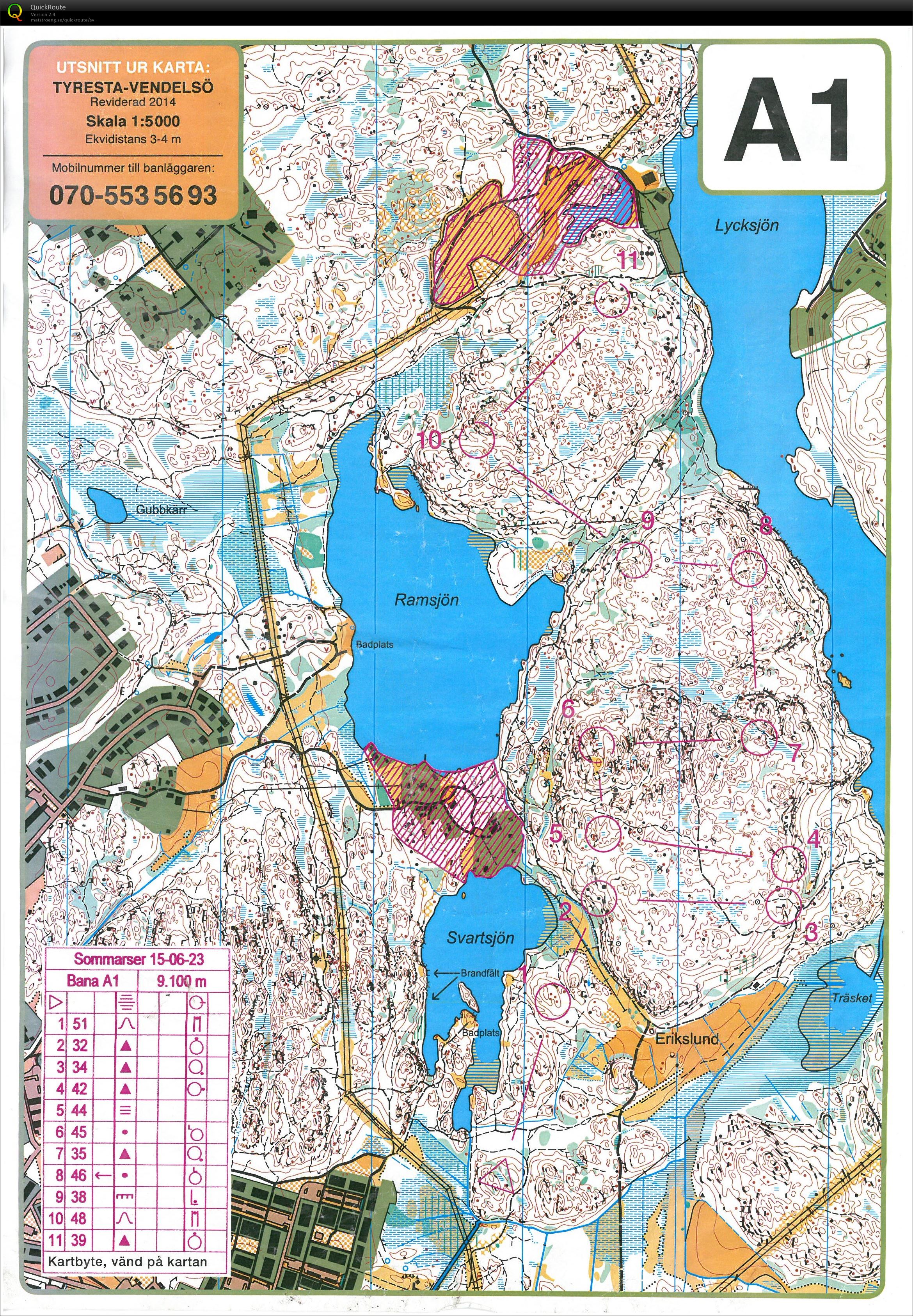 Sommarserien Svartbäcken (karta 1) (2015-06-23)