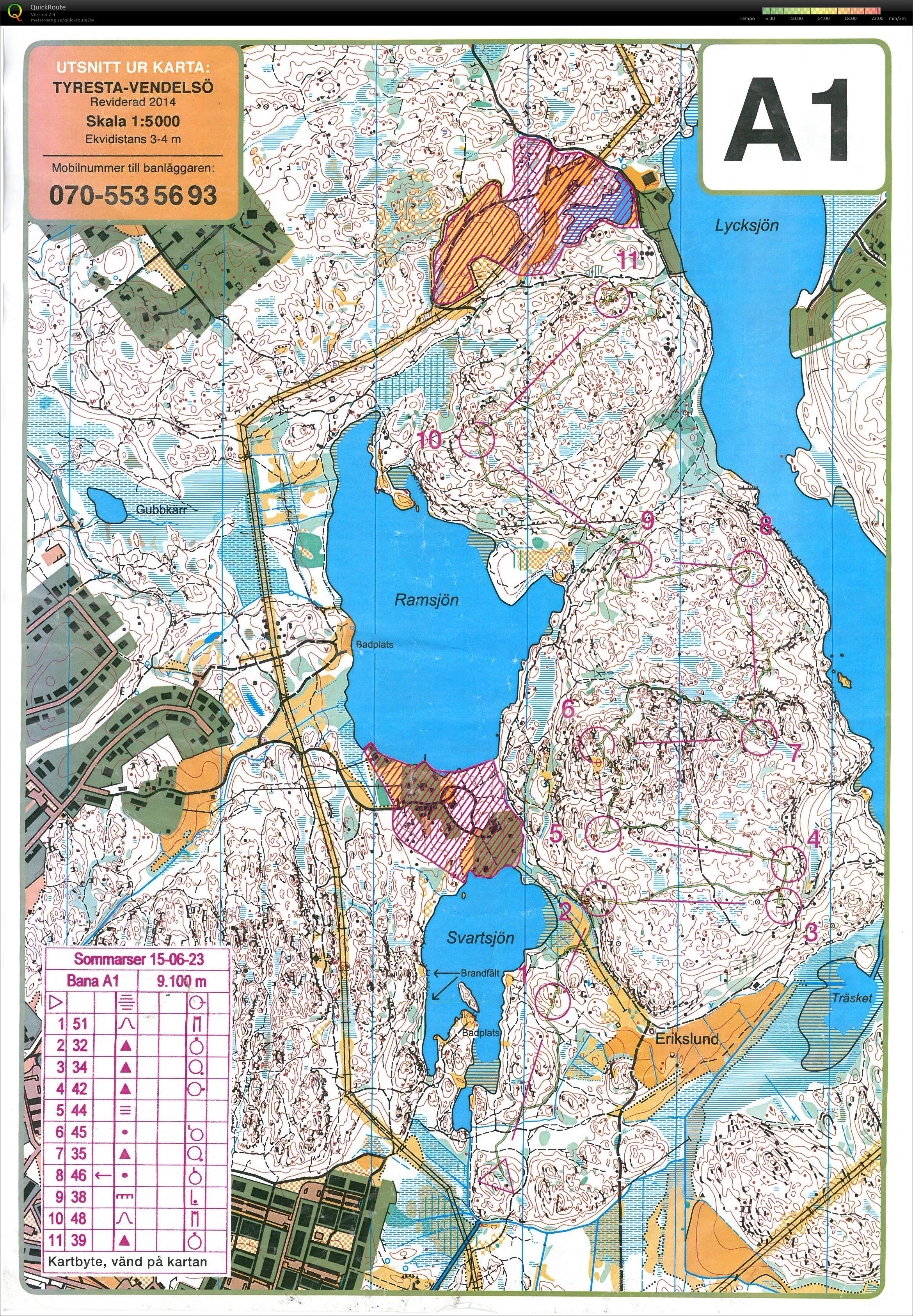Sommarserien Svartbäcken (karta 1) (2015-06-23)