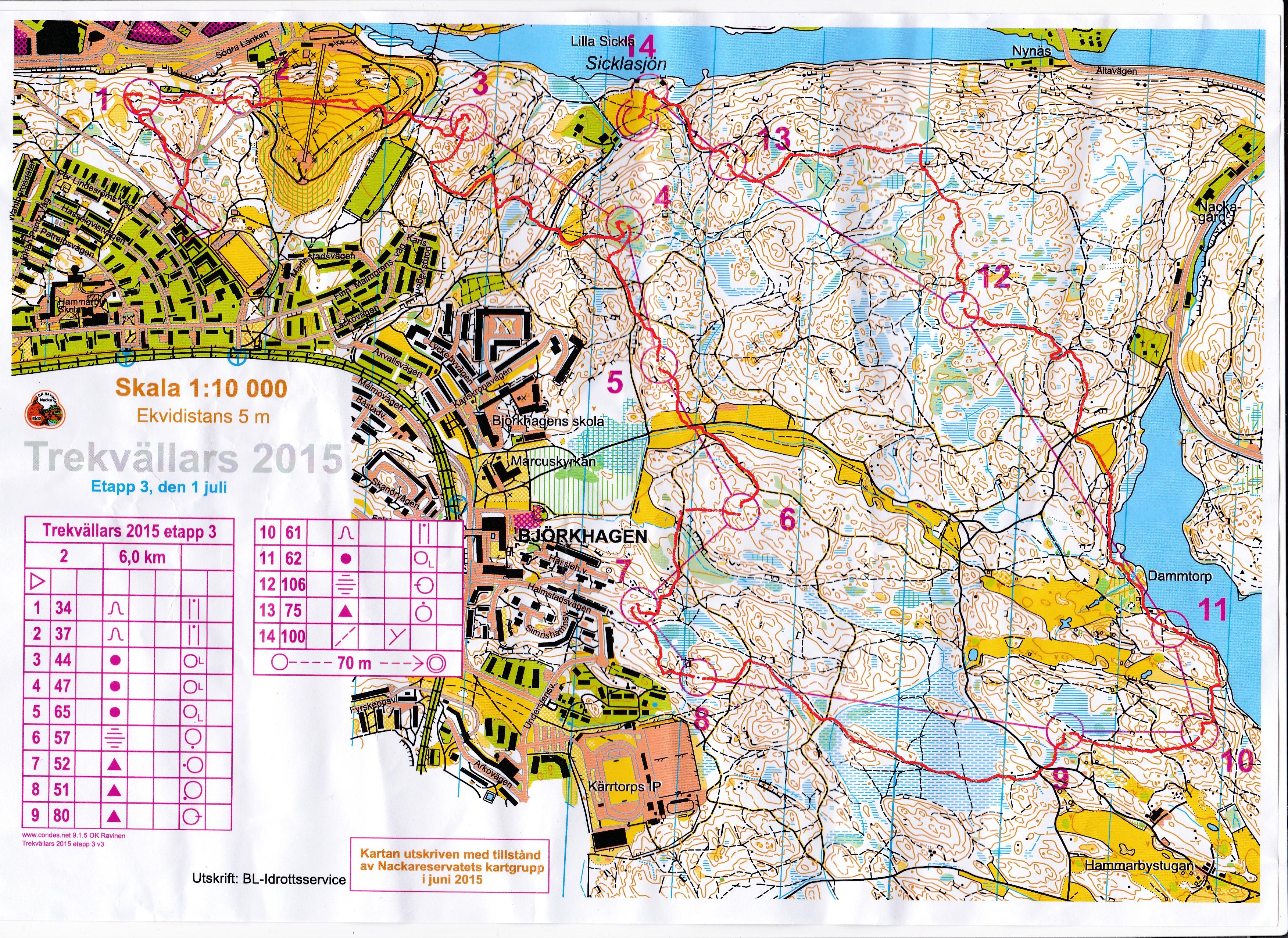 Trekvällars etapp 3 (2015-07-01)