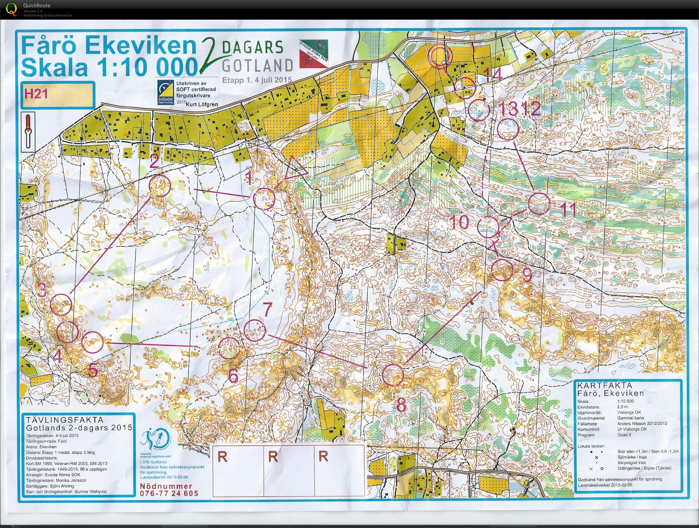 Gotland 2-dagars E1 (H21) (2015-07-04)