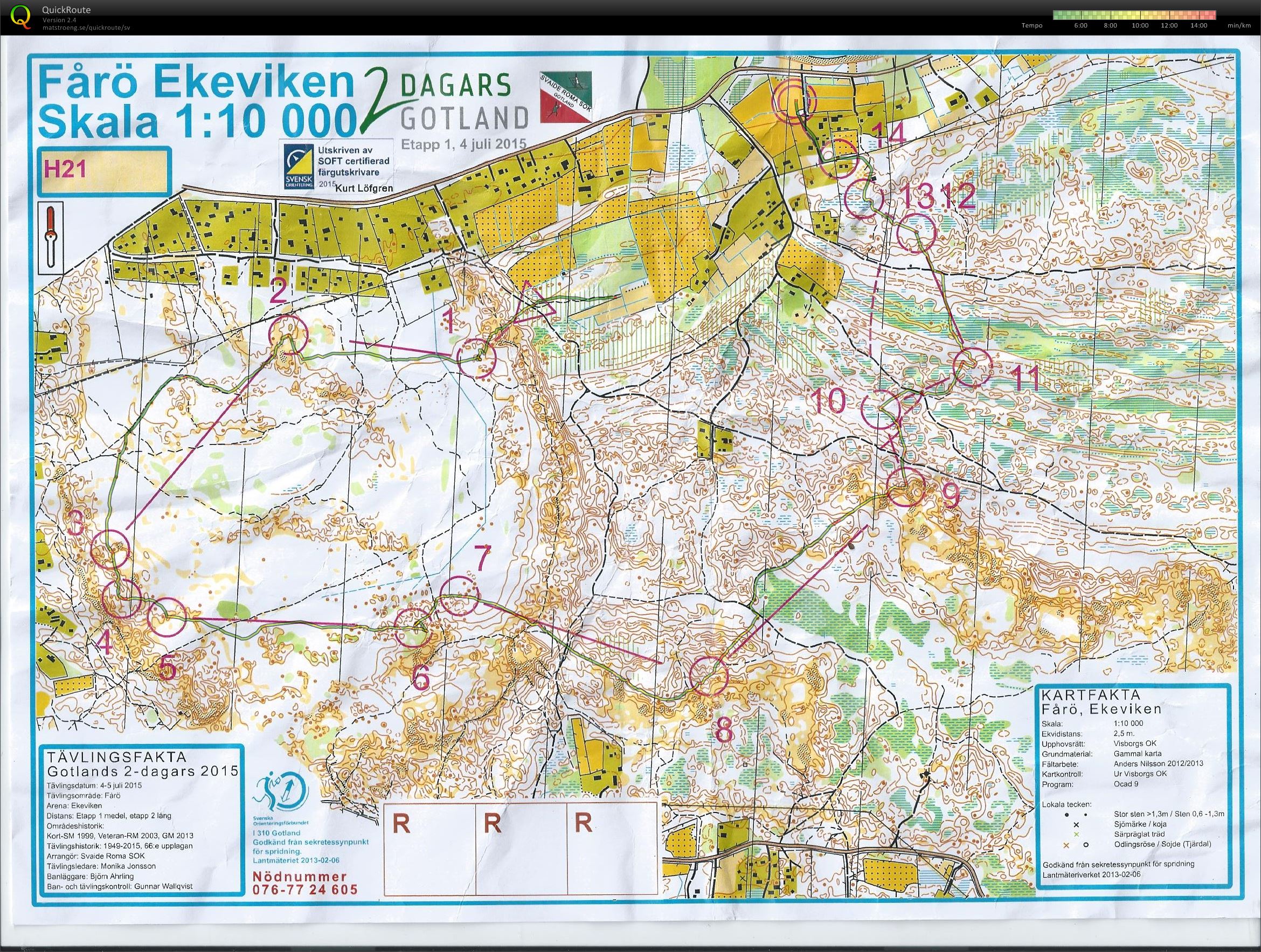 Gotland 2-dagars E1 (H21) (2015-07-04)