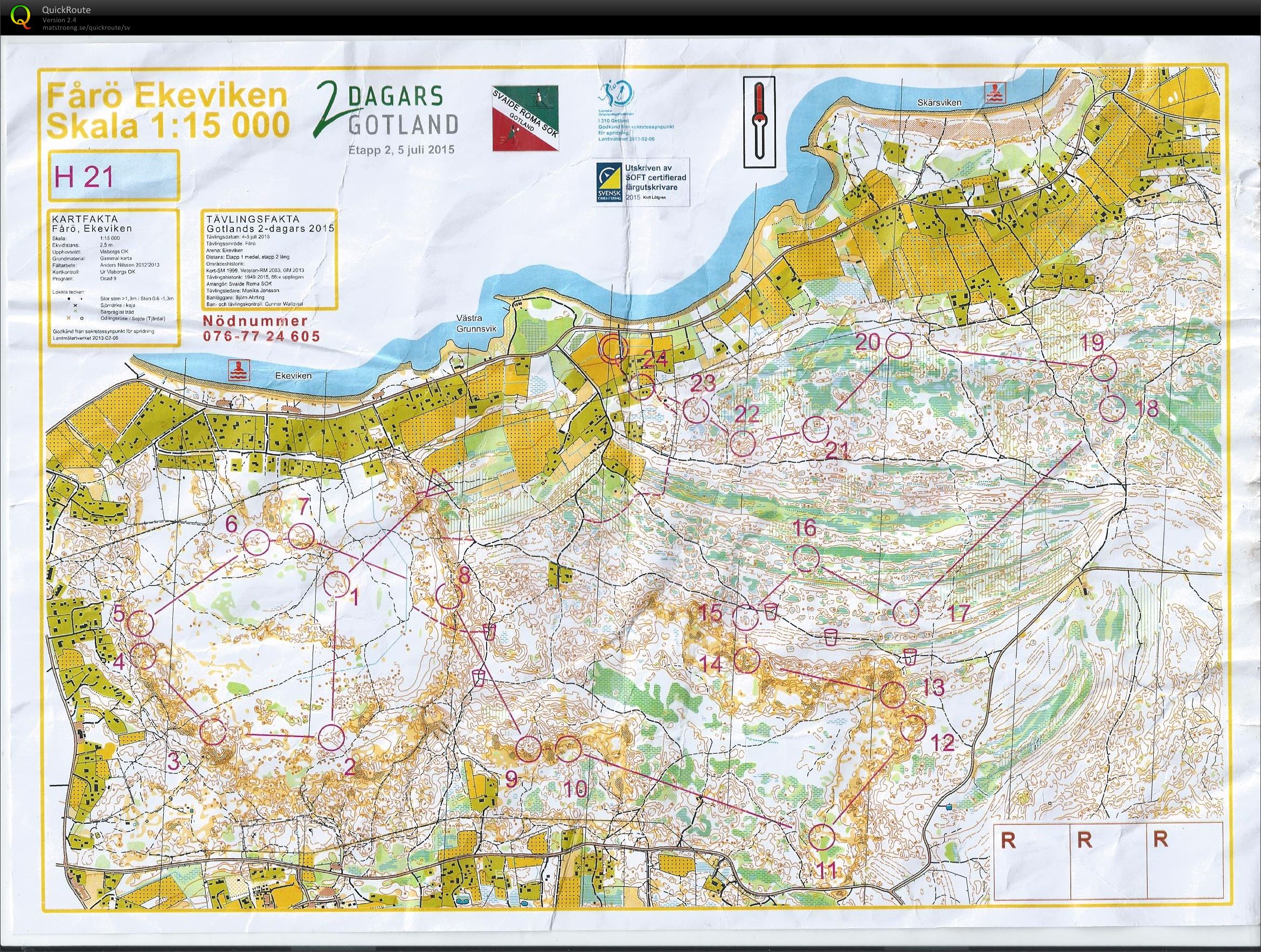 Gotlands 2-dagars E2 (H21) (05.07.2015)