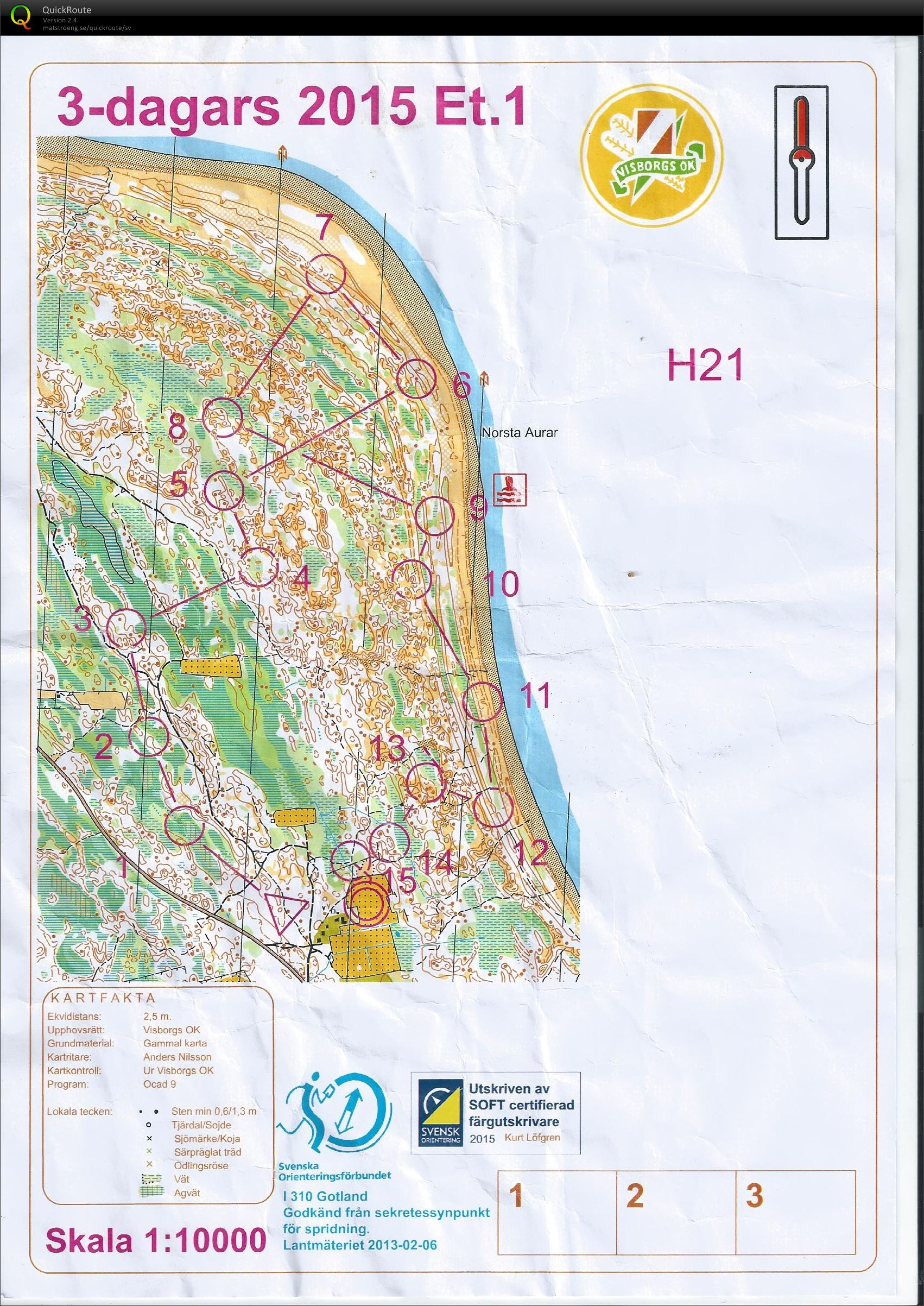 Gotlands 3-dagars E1 (H21) (2015-07-07)