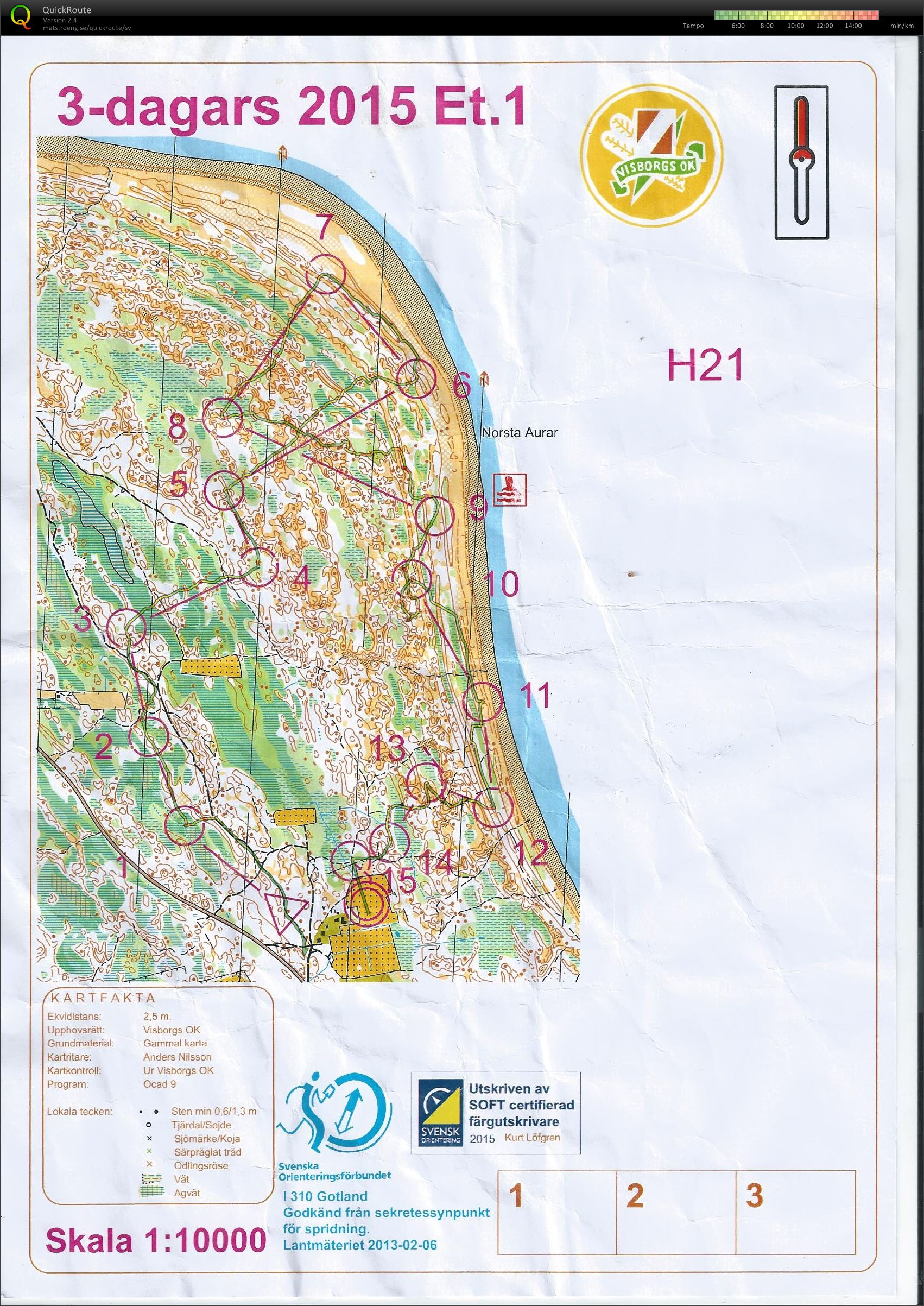 Gotlands 3-dagars E1 (H21) (2015-07-07)