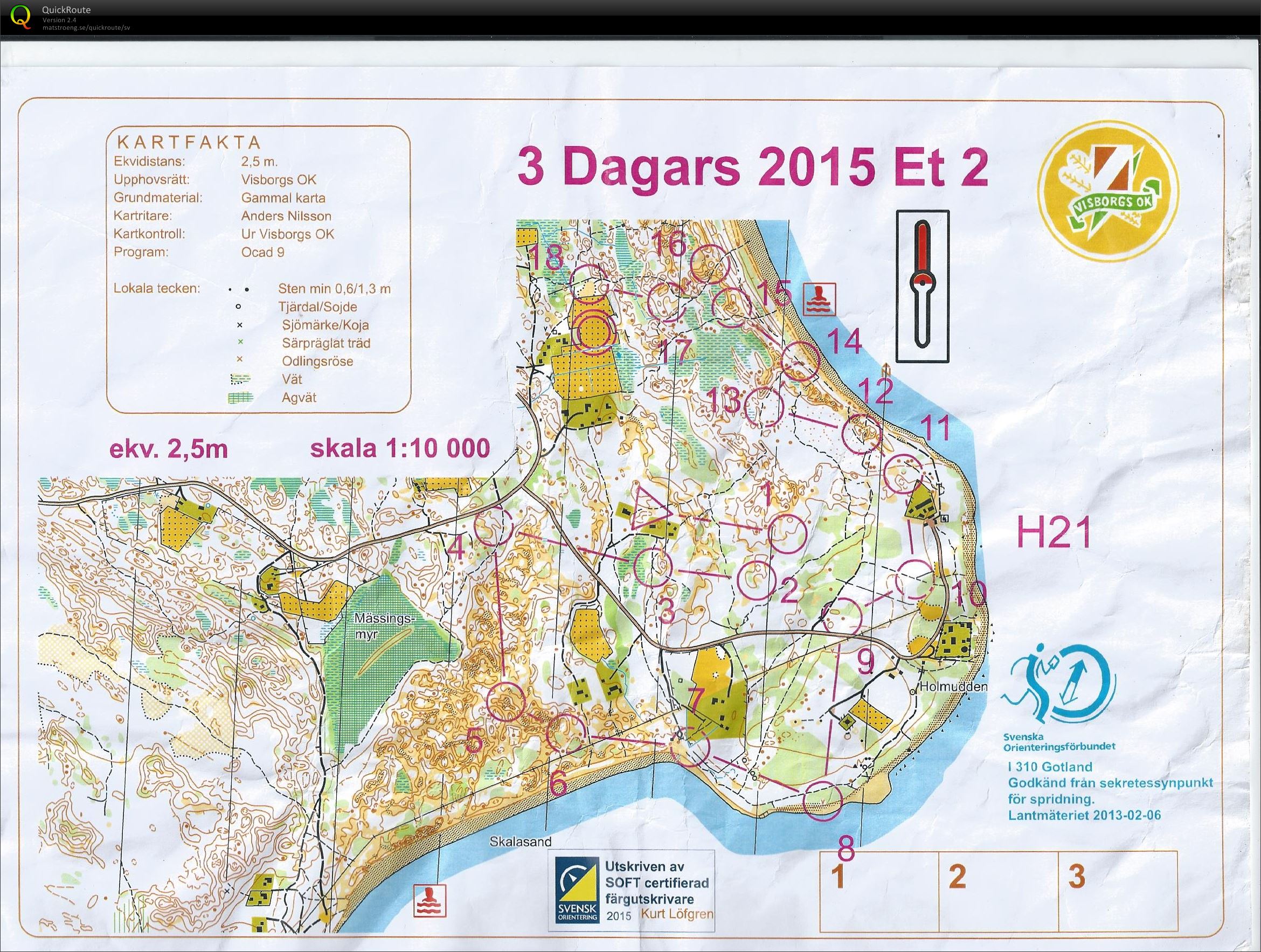 Gotland 3-dagars E2 (H21) (2015-07-08)