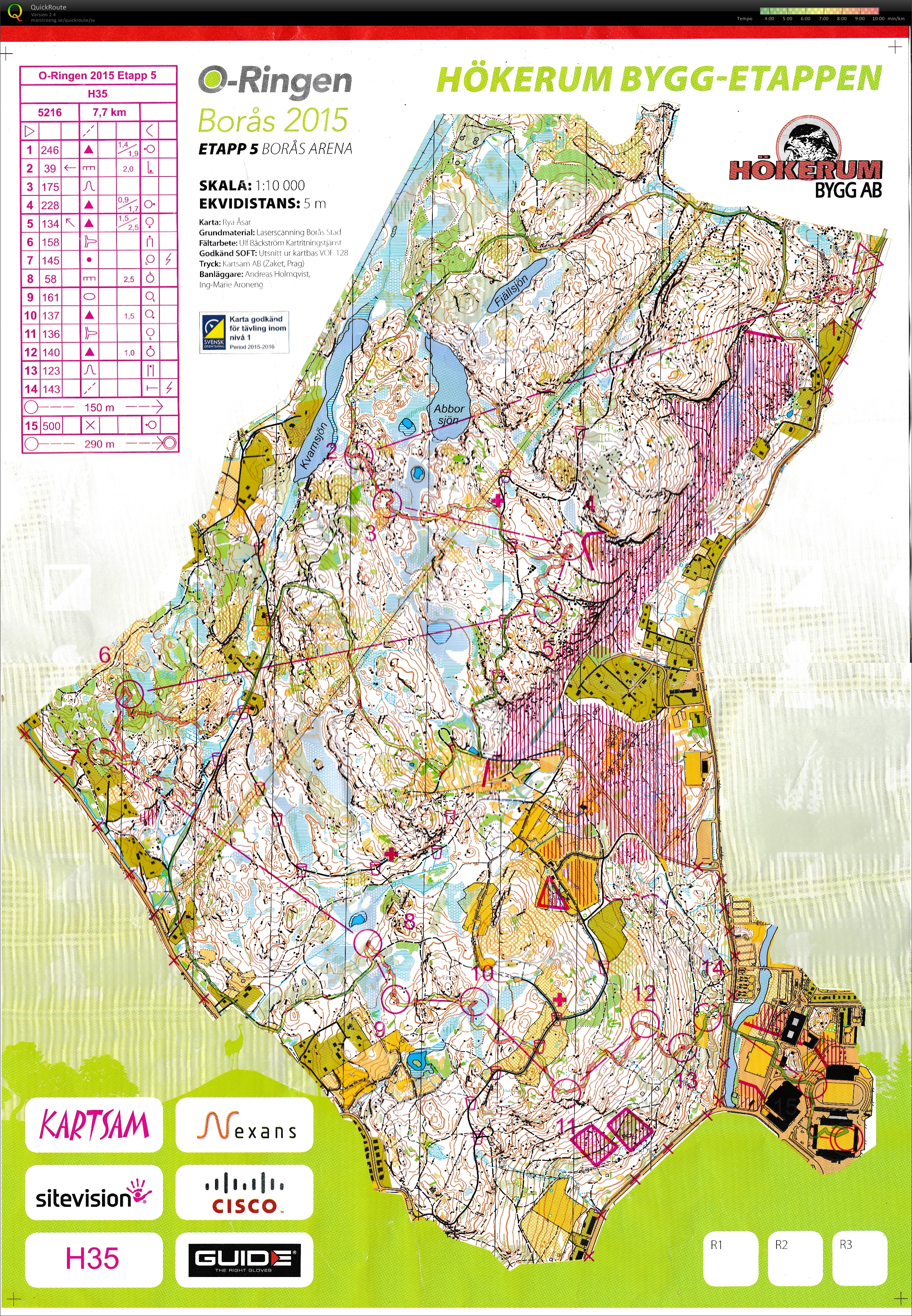 O-ringen Borås etapp 5 (24.07.2015)