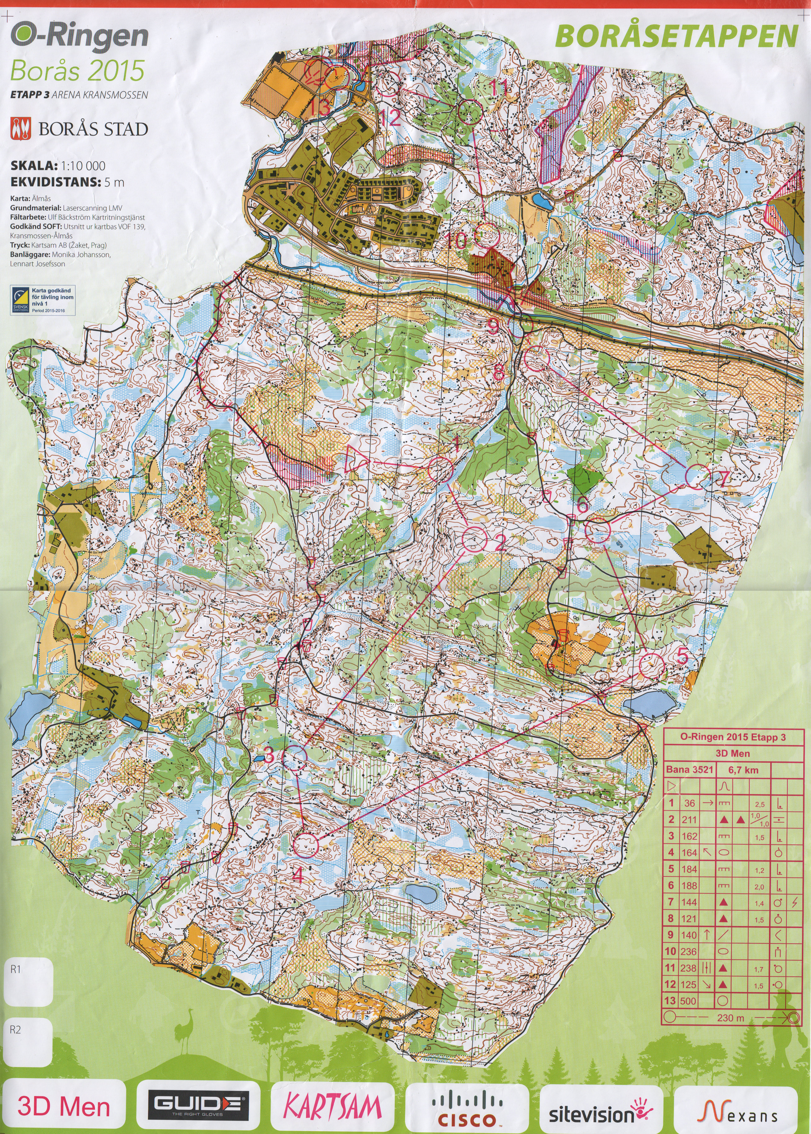 O-Ringen Borås etapp 3 (3-days men etapp 1) (2015-07-22)