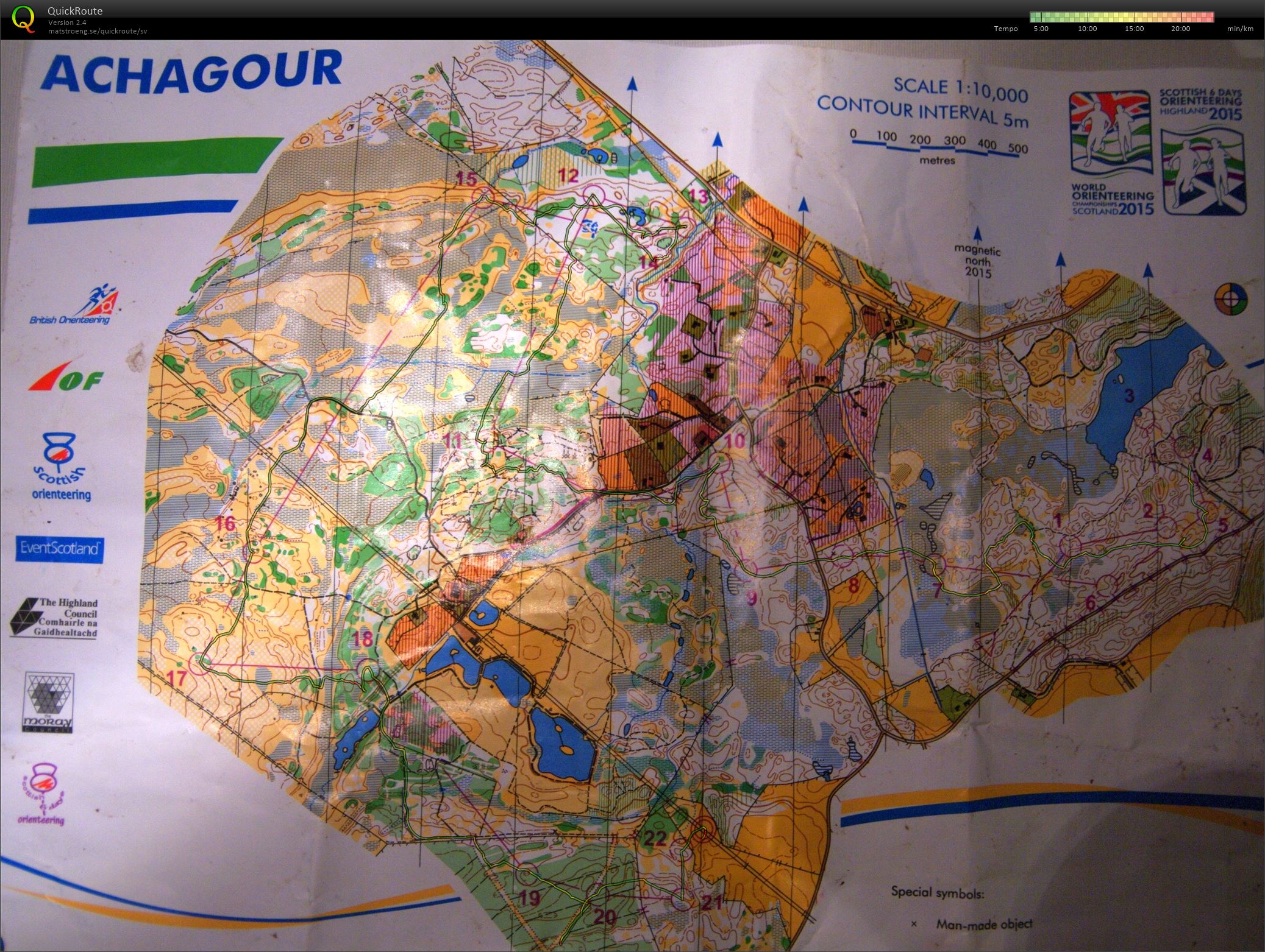 Scotland 6-days etapp 1 M21L (02-08-2015)