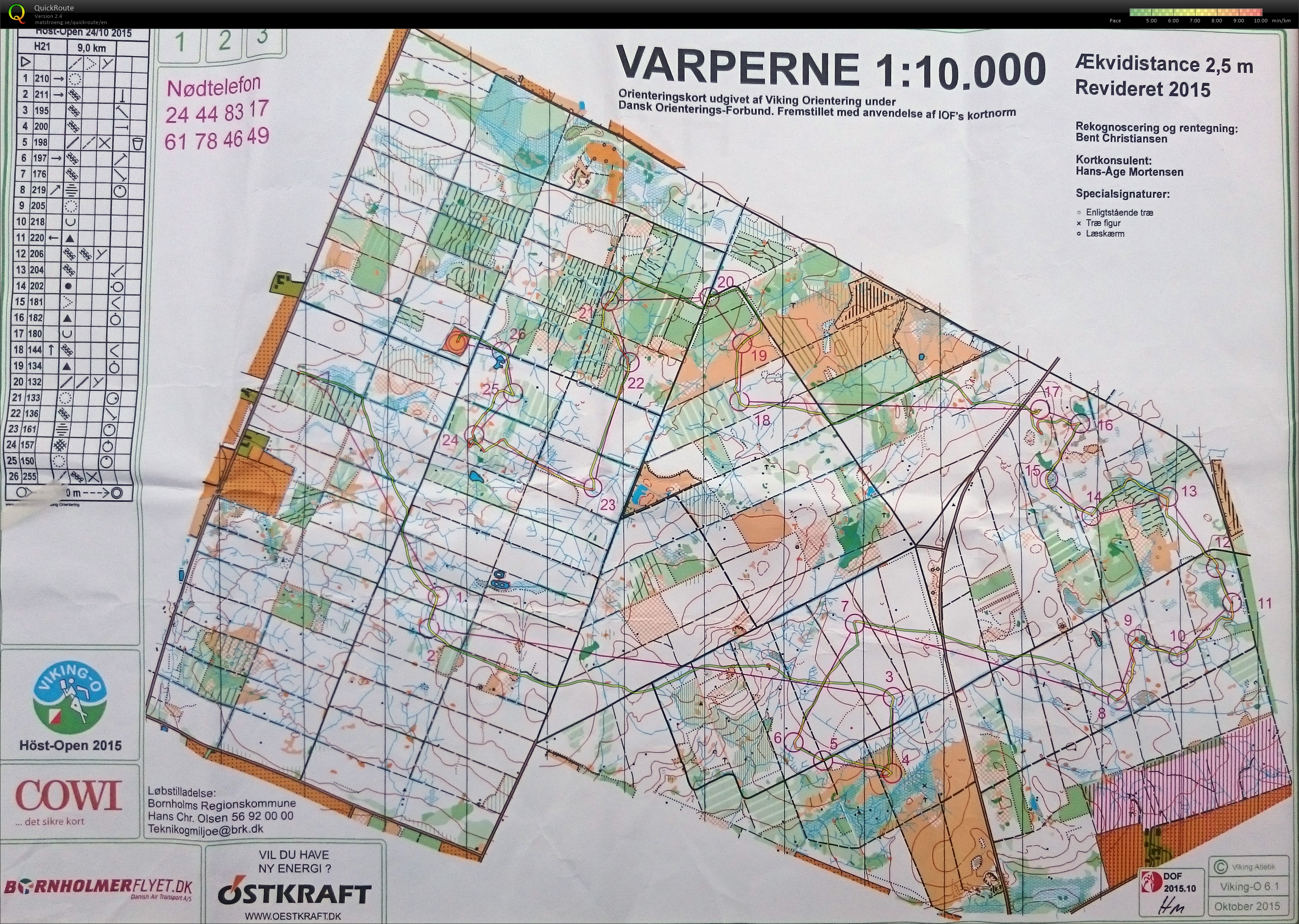 Bornholm Höst Open E1 H21 (24/10/2015)