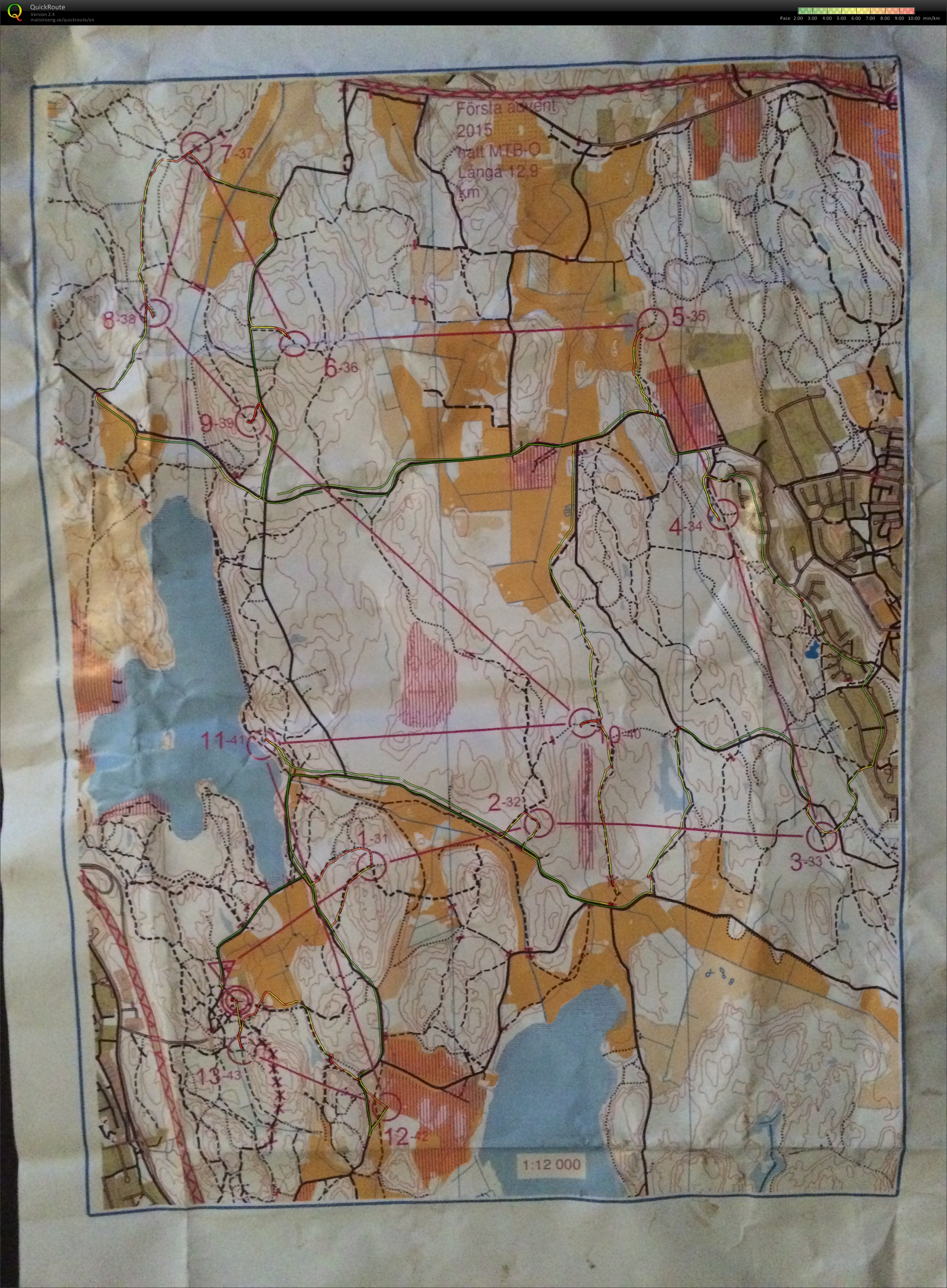 Advent Natt MTBO (29.11.2015)