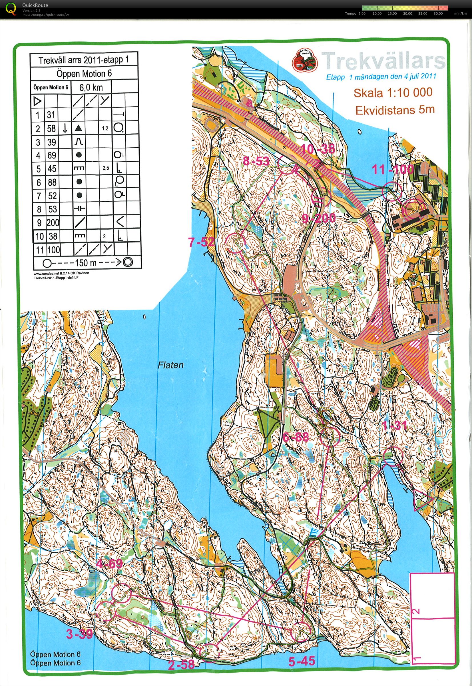 Trekvällars etapp 1 (2011-07-04)