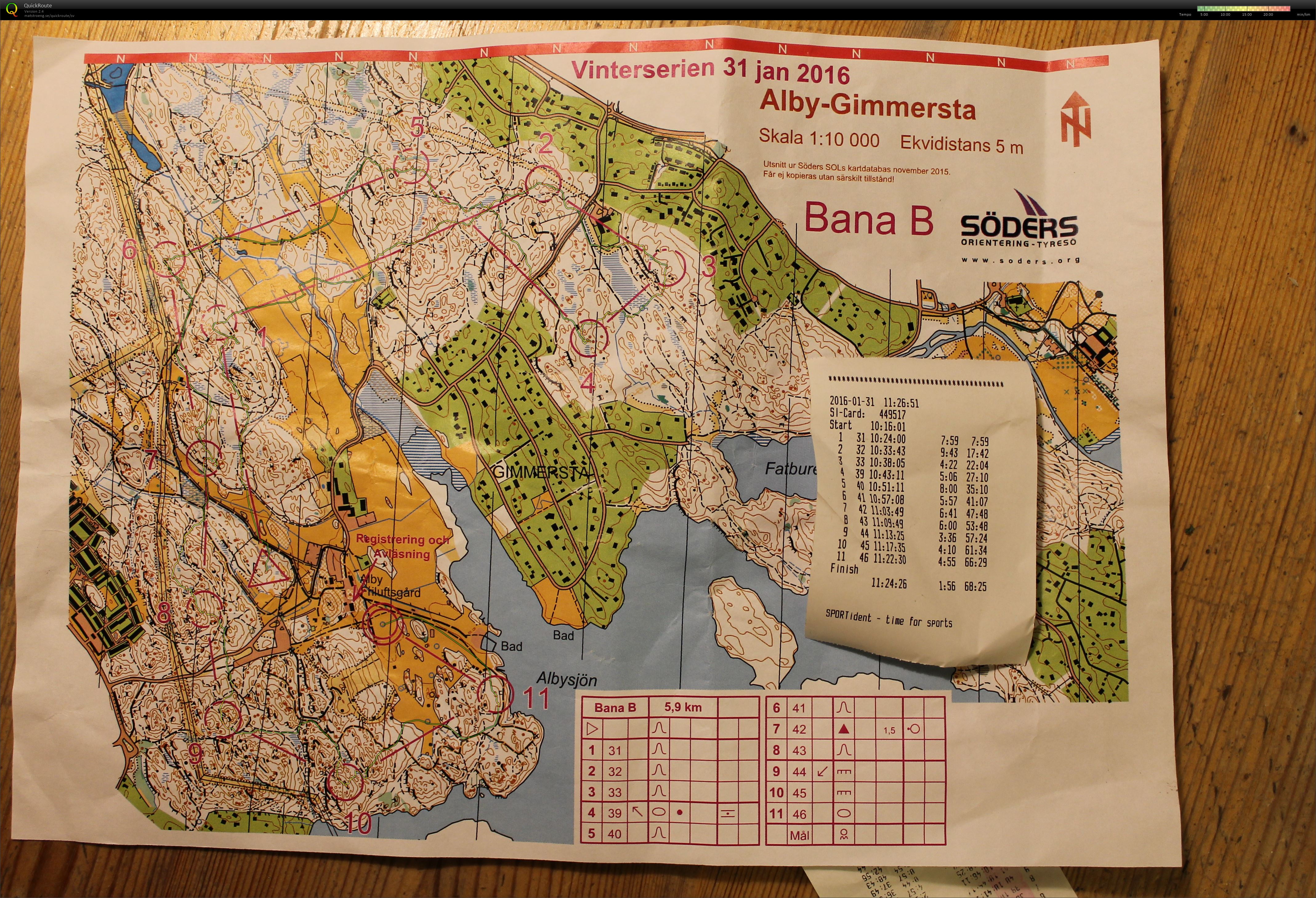 Vinterserien Alby friluftsgård (2016-01-31)