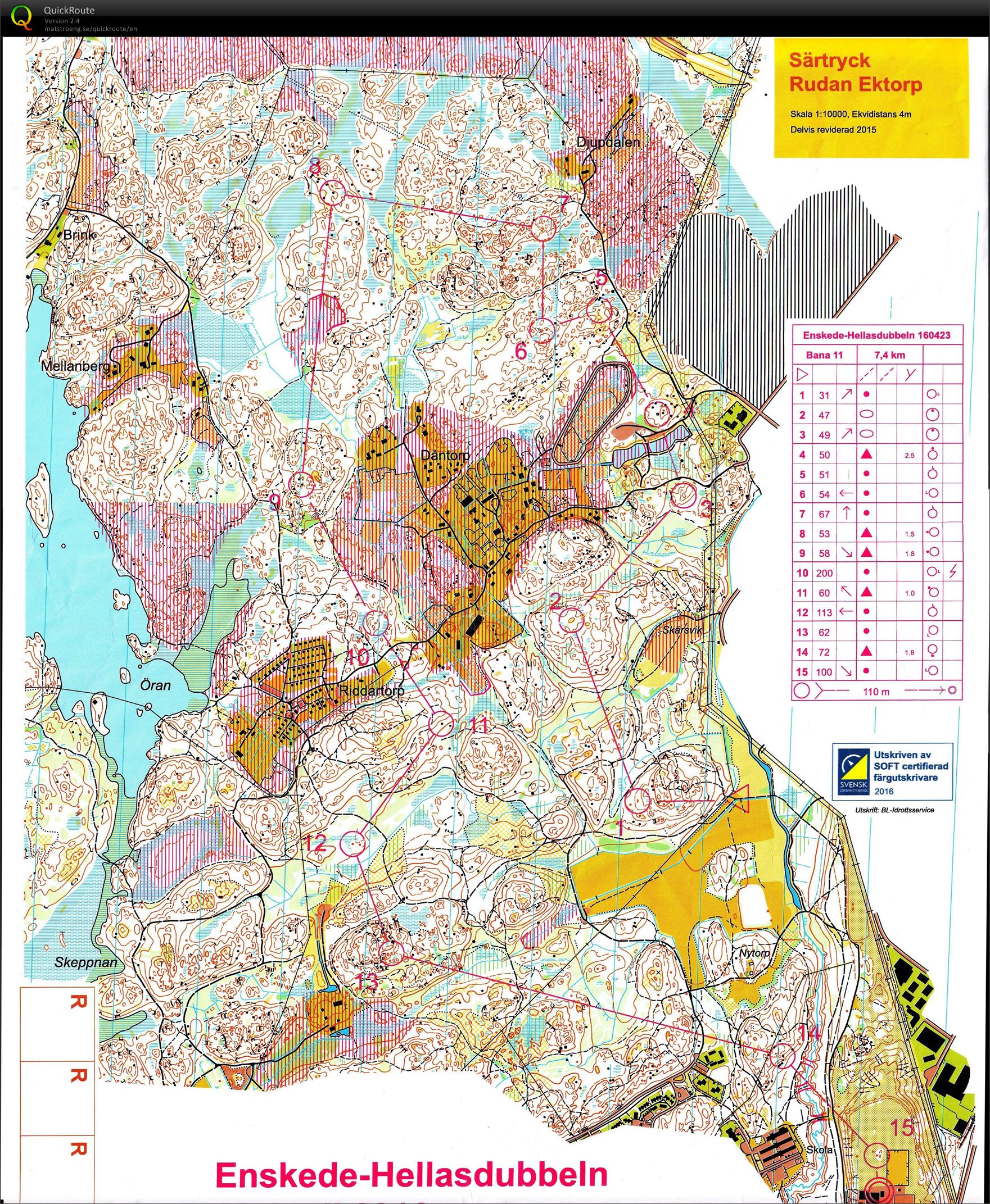 Enskede-Hellas Dubbeln lång (2016-04-23)
