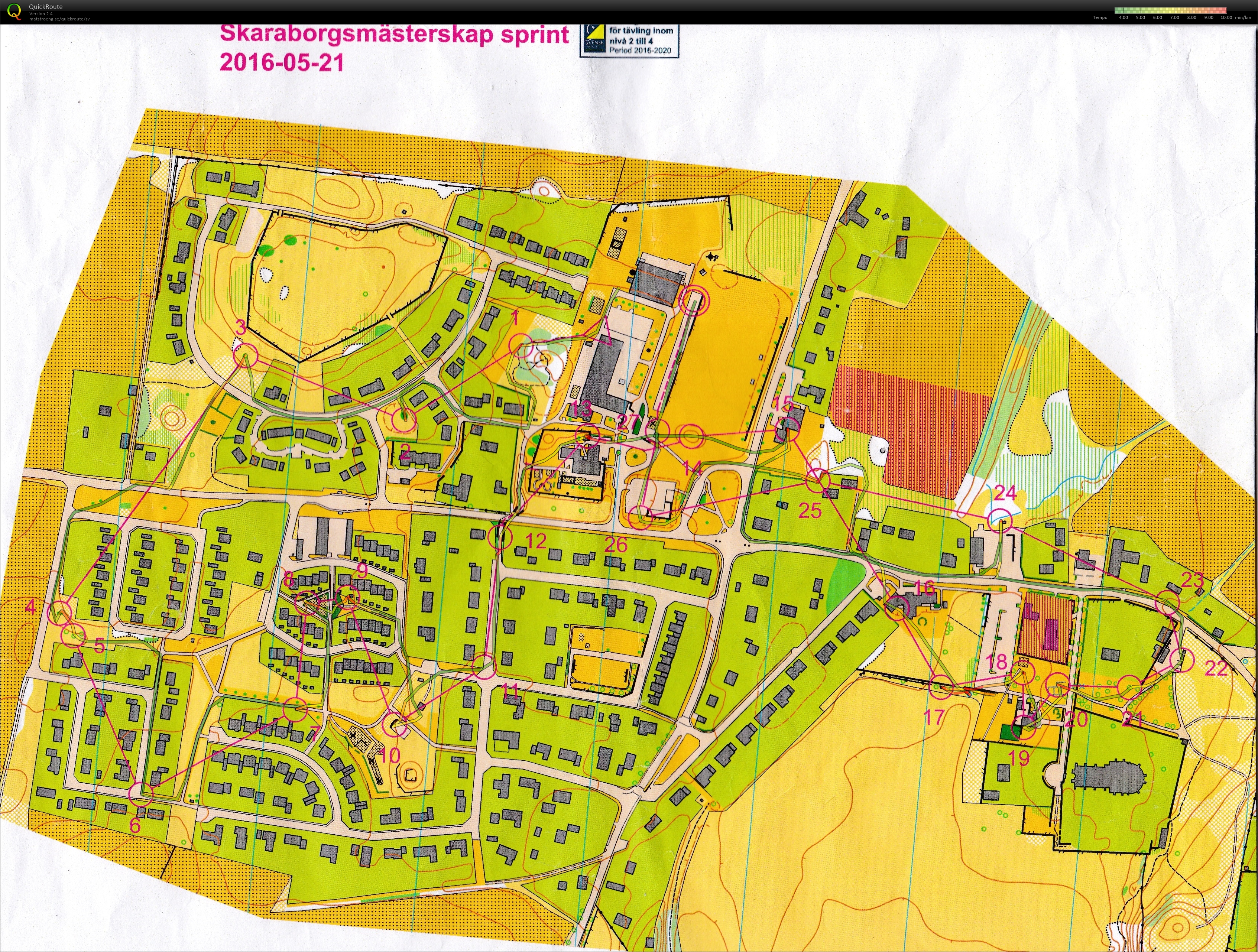 Öppet Skaraborgsmästerskap, sprint (2016-05-21)