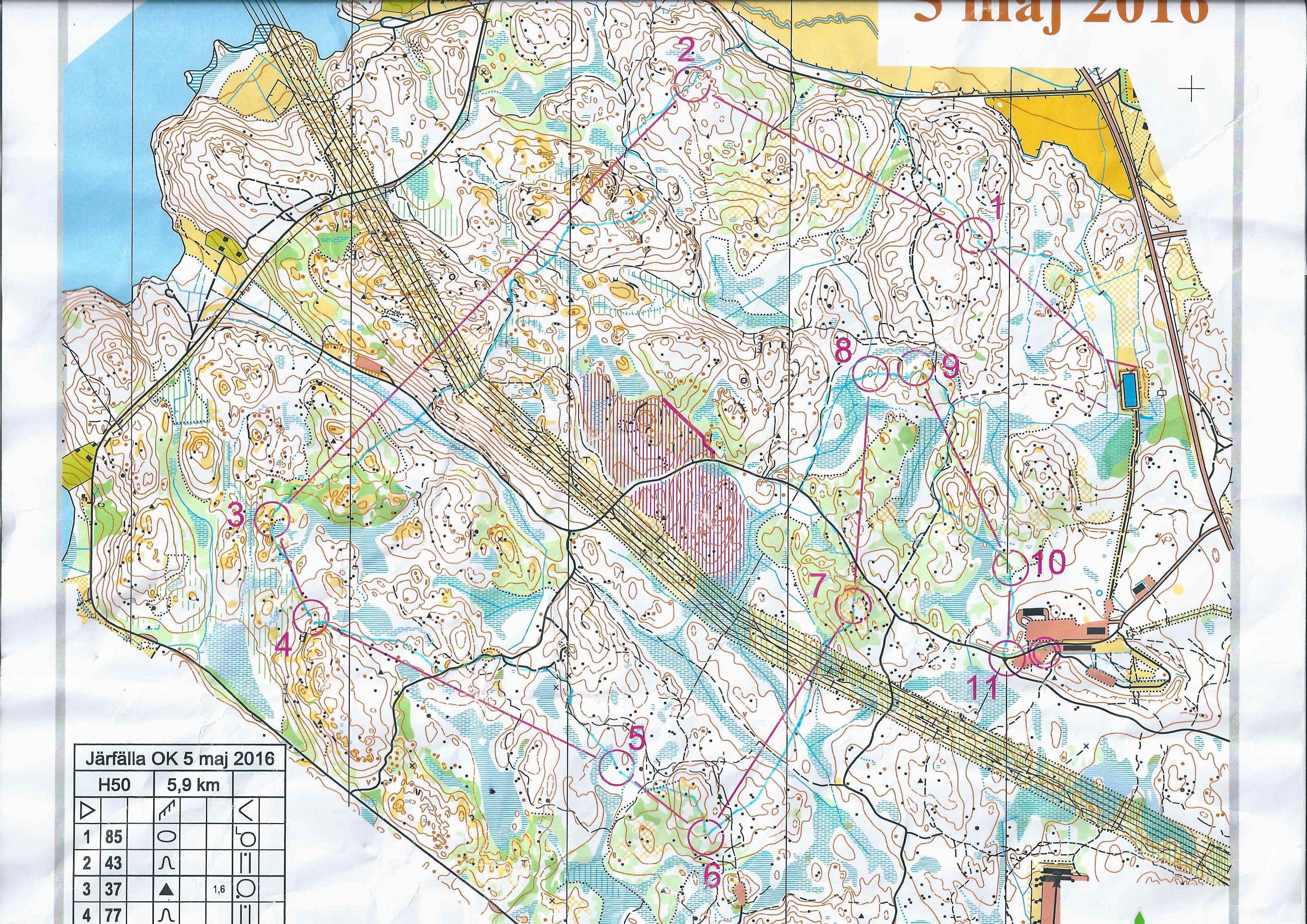 Järfälla OK lång (2016-05-25)