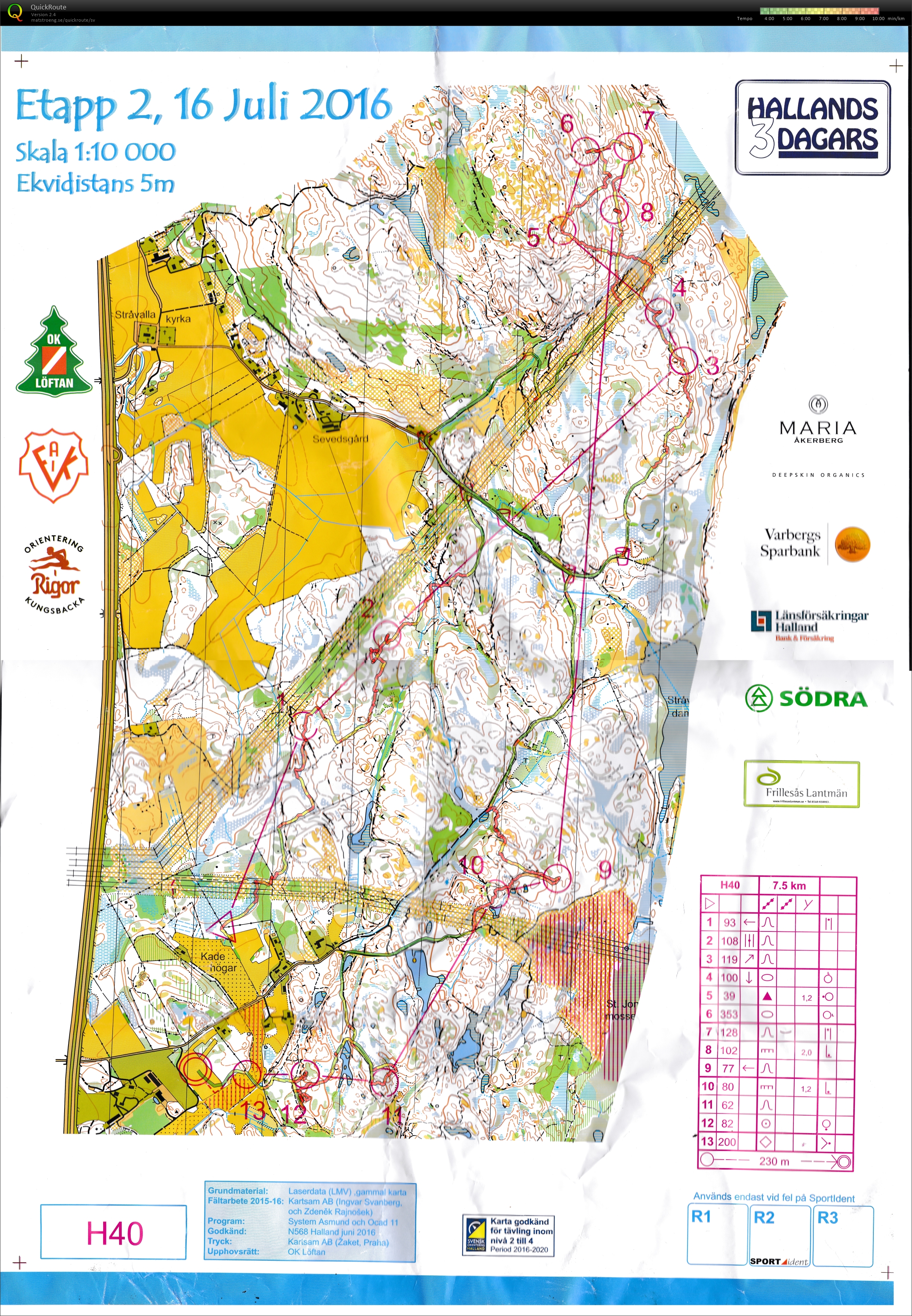Hallands 3-dagars etapp 2 (2016-07-16)